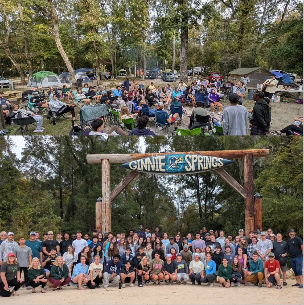 College Camping Trip Fall 2025