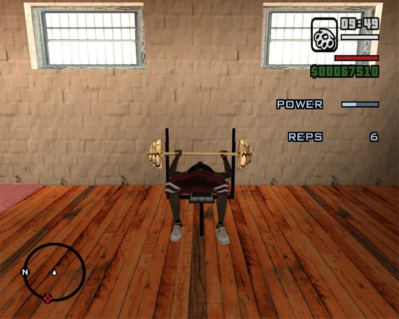 screen from GTA videogame