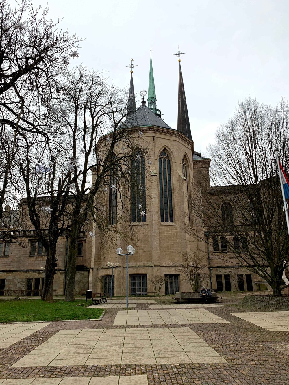 The Exterior of Notre Dame Cathedral in Luxembourg City, Luxembourg.jpg