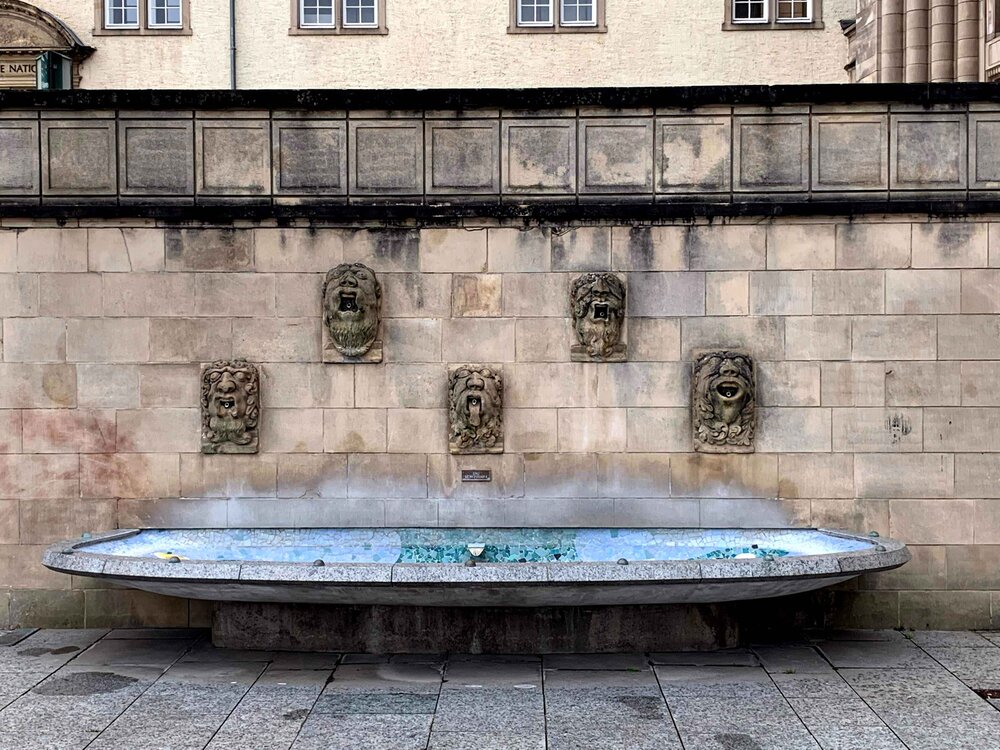 Water Fountain Near Notre Dame Cathedral in Luxembourg City.jpg