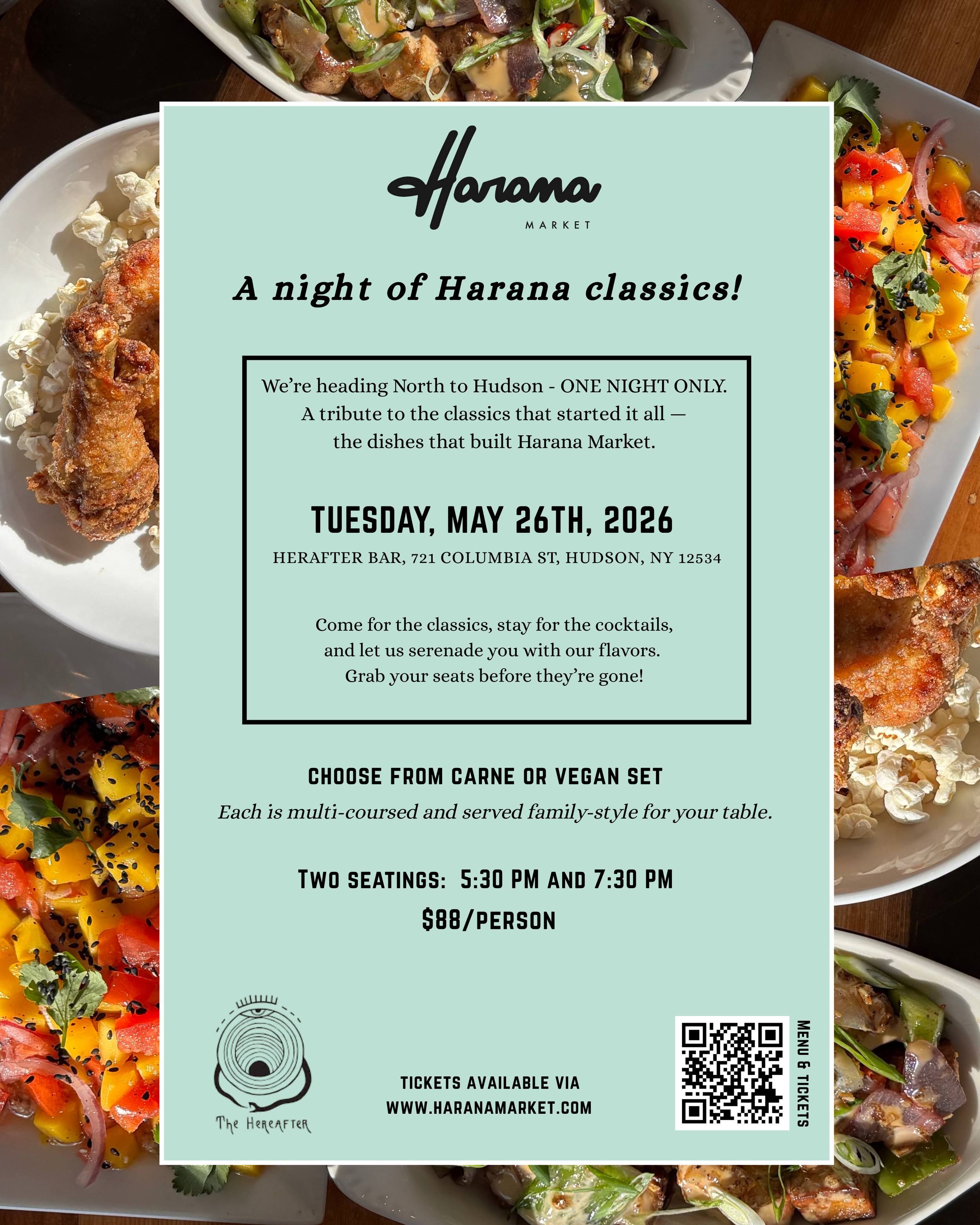 Harana x Hereafter Bar hudson pop-up