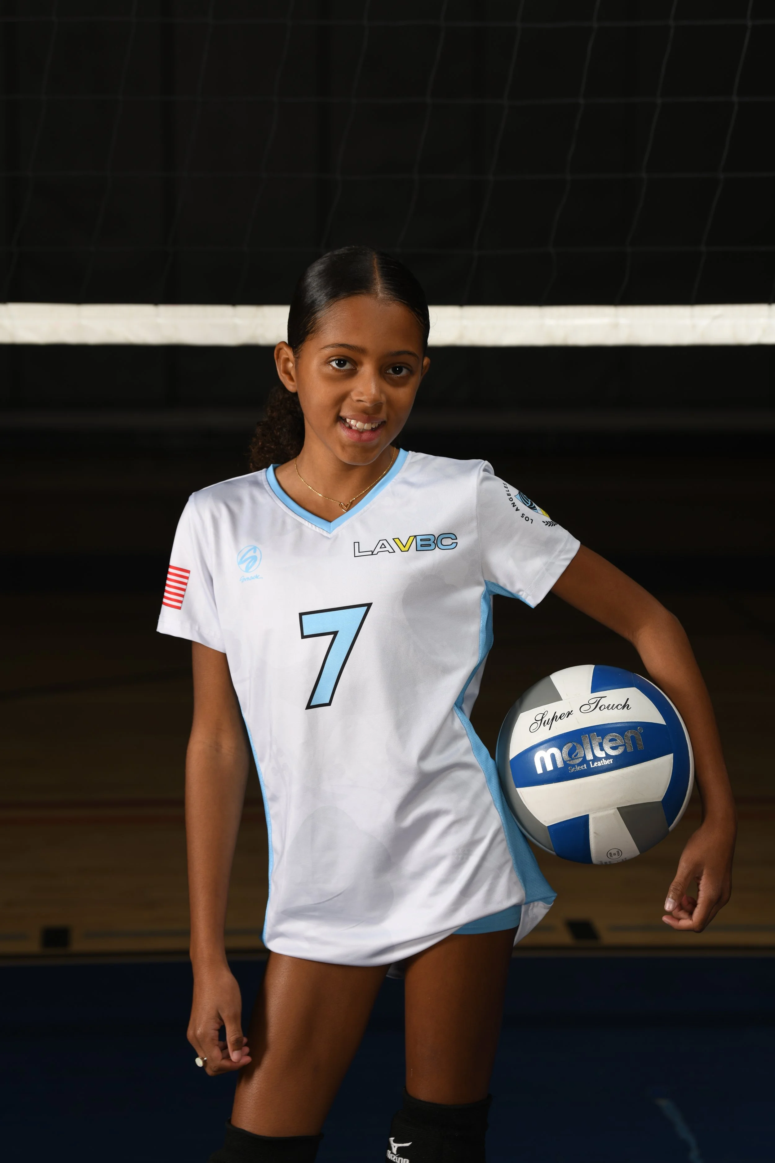 Los Angeles Volleyball Club player in a Los Angeles Volleyball Club Jersey #7