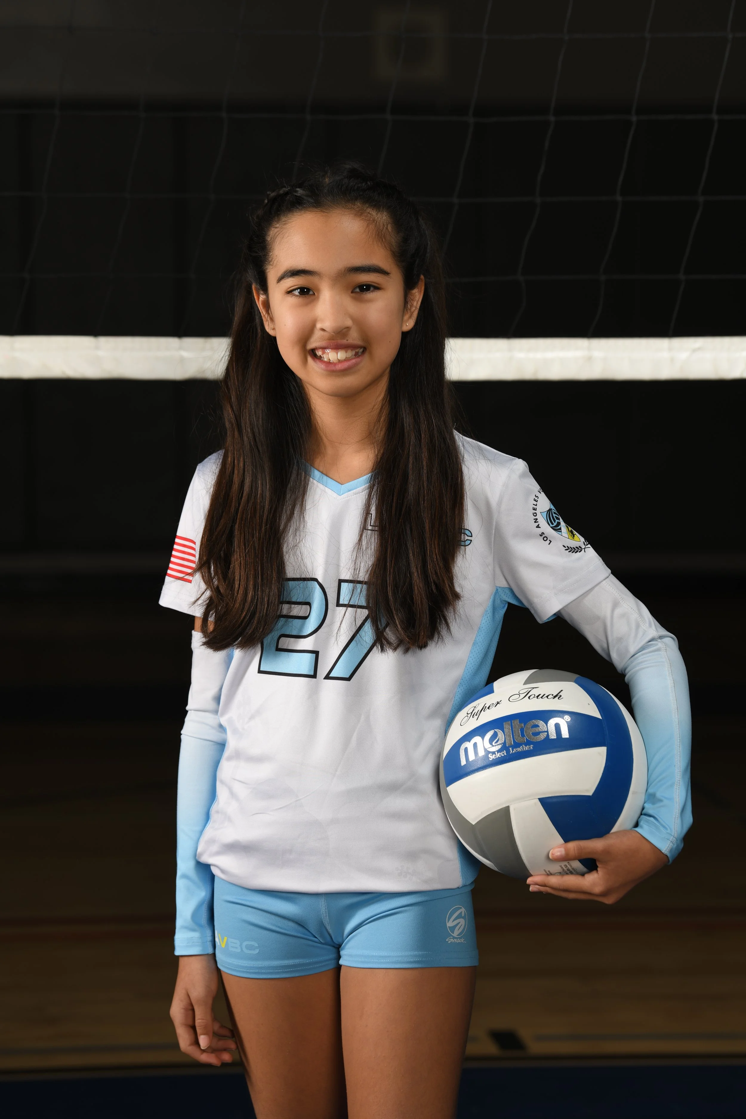 Los Angeles Volleyball Club player in a Los Angeles Volleyball Club Jersey #27