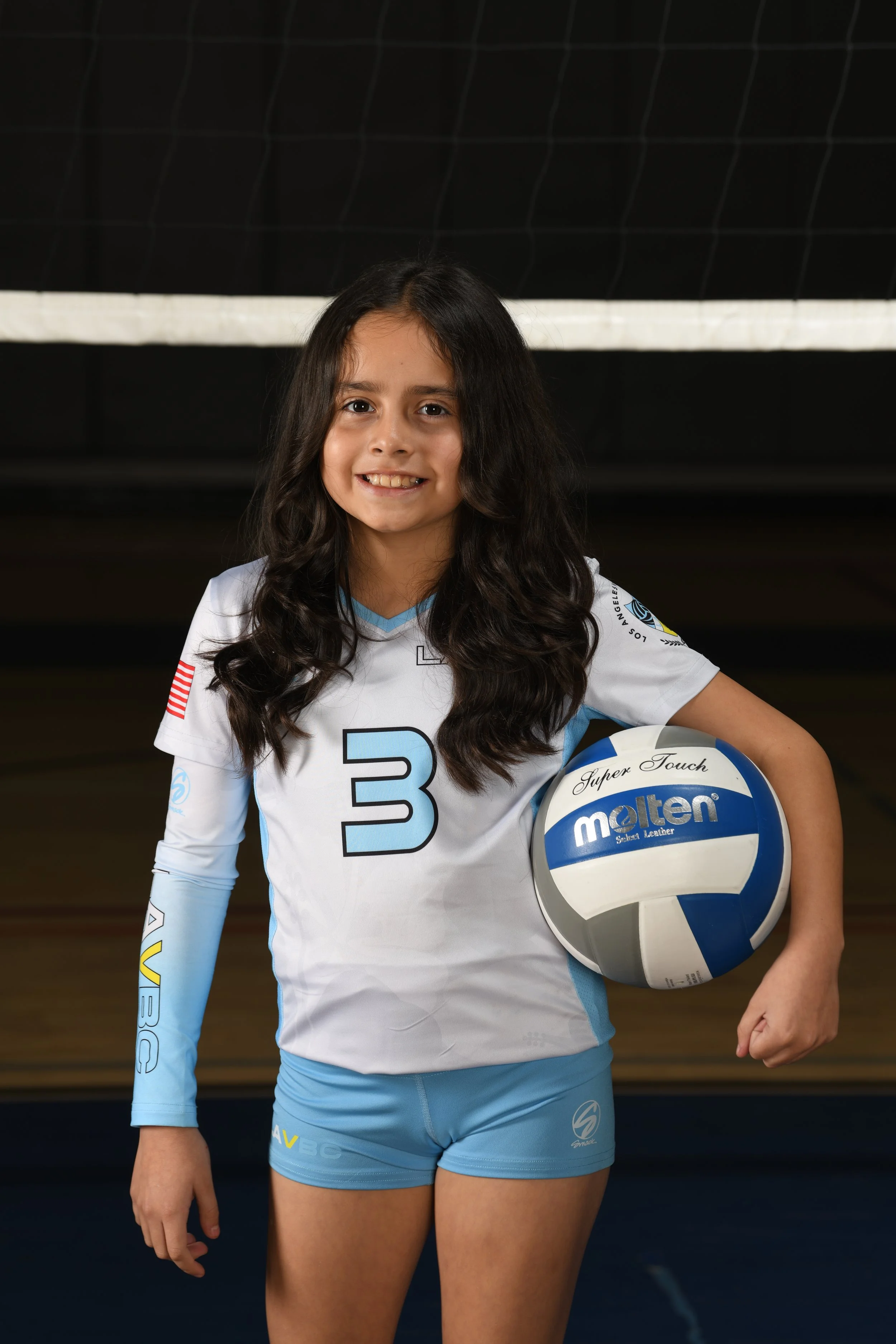 Los Angeles Volleyball Club player in a Los Angeles Volleyball Club Jersey #3