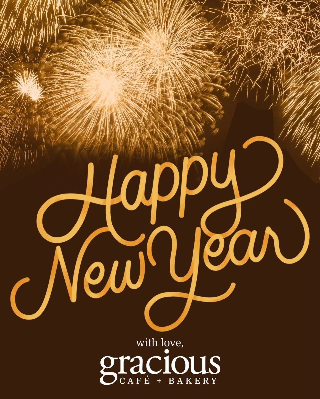 Happy New Year from all of us at Gracious 🧡 Today we&rsquo;re taking a moment to celebrate with our families &amp; soak in the start of a brand new year! Thank you for supporting us, cheering us on, &amp; filling our days with so much sweetness! ✨

