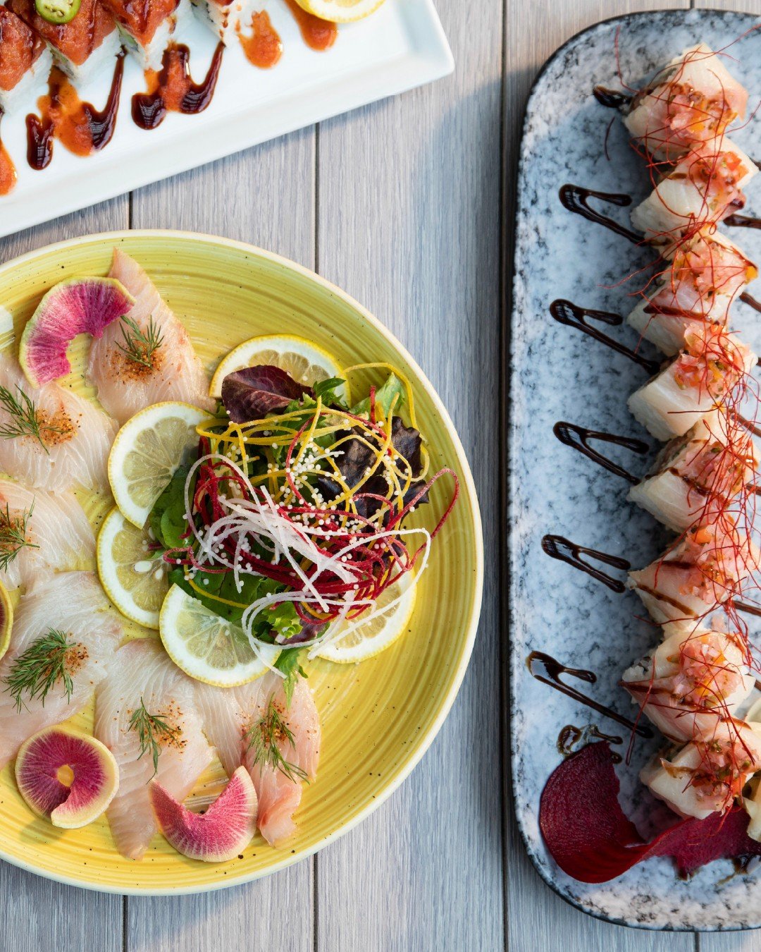 On trend and on a roll 🌀 &mdash; celebrate #NationalSushiDay with two must-try spots serving seriously craveable Asian cuisine:⁠
🍣 bashi at oceanfront @terranearesort in Rancho Palos Verdes⁠
🍱 Glo Sushi Bar tucked inside the chic @renaissanceesmer
