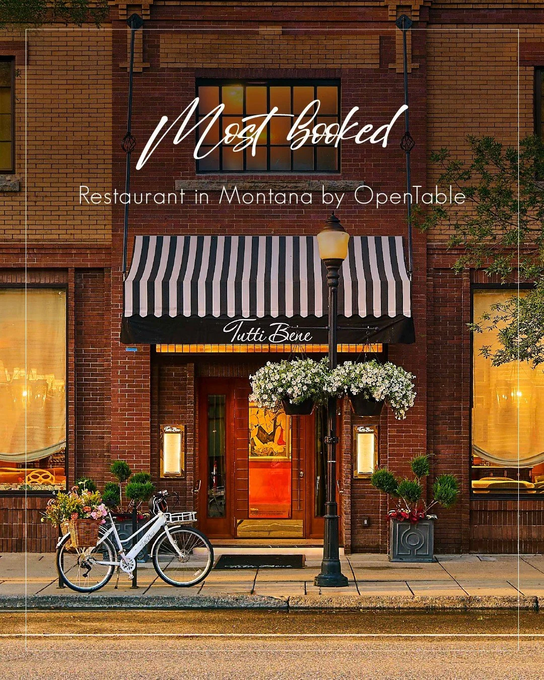 A standing ovation for @TuttiBeneMT - named Montana&rsquo;s &ldquo;Most Booked&rdquo; restaurant on @OpenTable after just over a month since opening! 🍷✨⁠
⁠
A remarkable accomplishment that reflects the restaurant&rsquo;s inspired cuisine, warm hospi