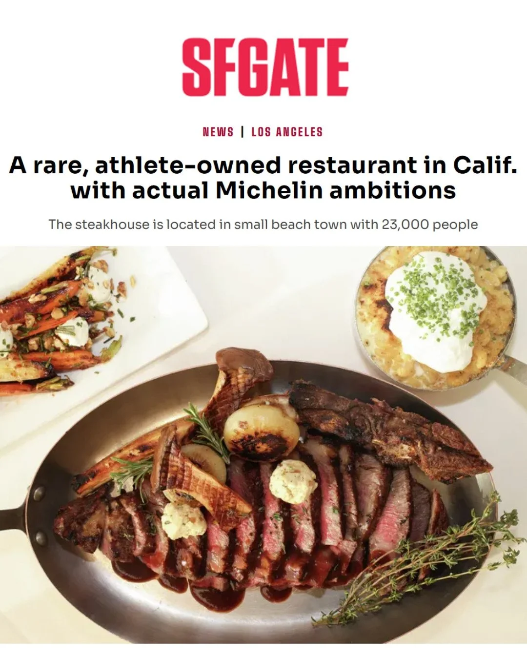 So proud to see our client @SelanneSteak featured in this incredible story highlighting their @MichelinGuide recognition, culinary excellence and standout hospitality.⁠
⁠
An amazing milestone as they celebrate 12 years in Laguna Beach!⁠
⁠
Thank you @