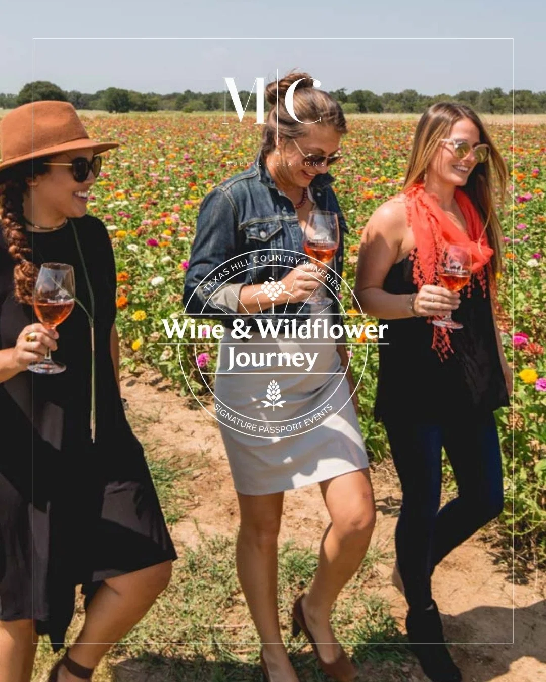 Where wildflowers bloom, the wine flows. 🌸🍷⁠
Client @Carter_Creek joins the highly anticipated 2026 Wine &amp; Wildflower Journey Passport event from @TexasHillCountryWine - inviting guests to experience the region at its most vibrant, one tasting 