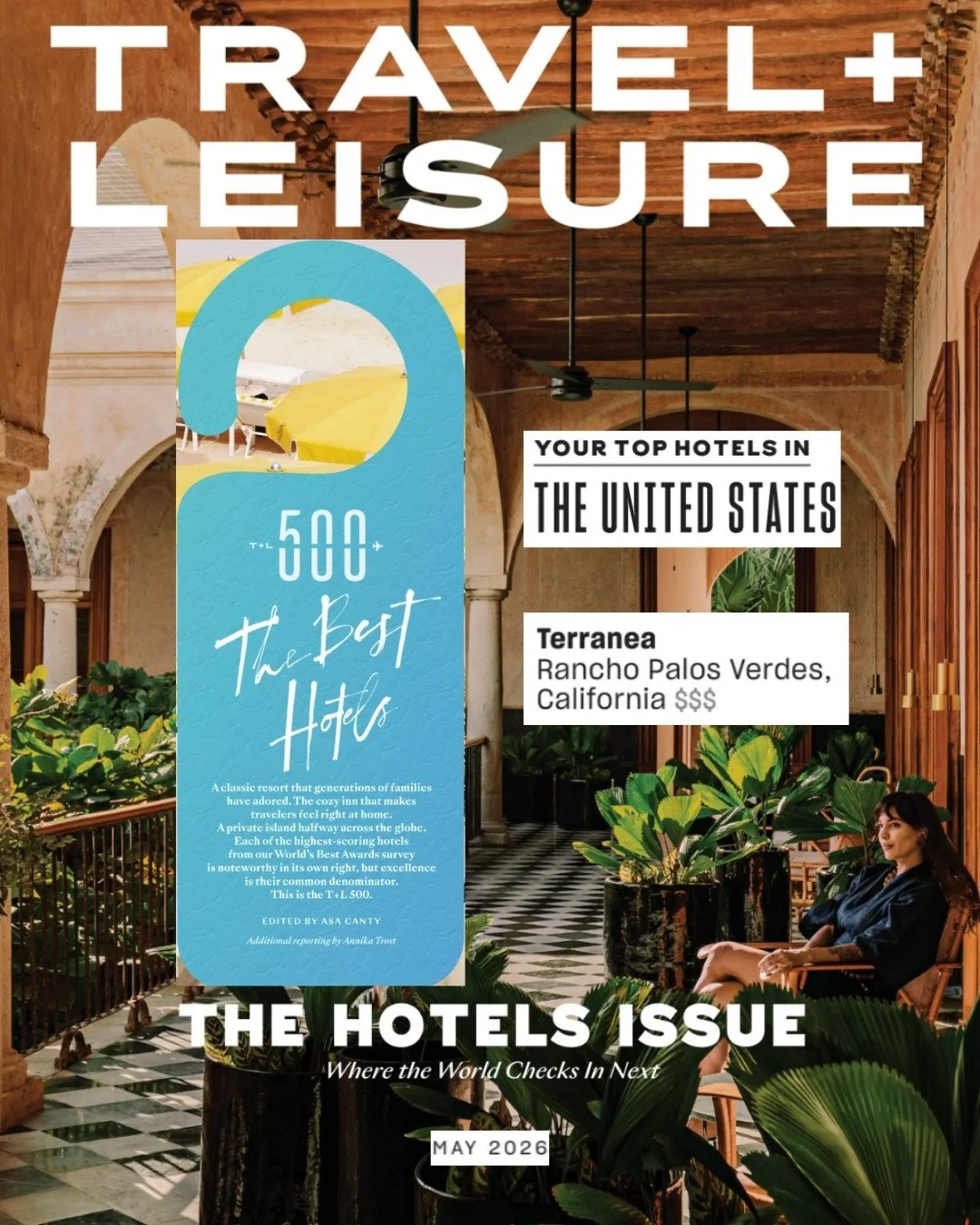Always exciting to see a client shine on a global stage. Kudos to @TerraneaResort for its inclusion in @TravelandLeisure 500 Best Hotels of the World list - curated by Editor-in-Chief @jacquigiff and team.✨🌊