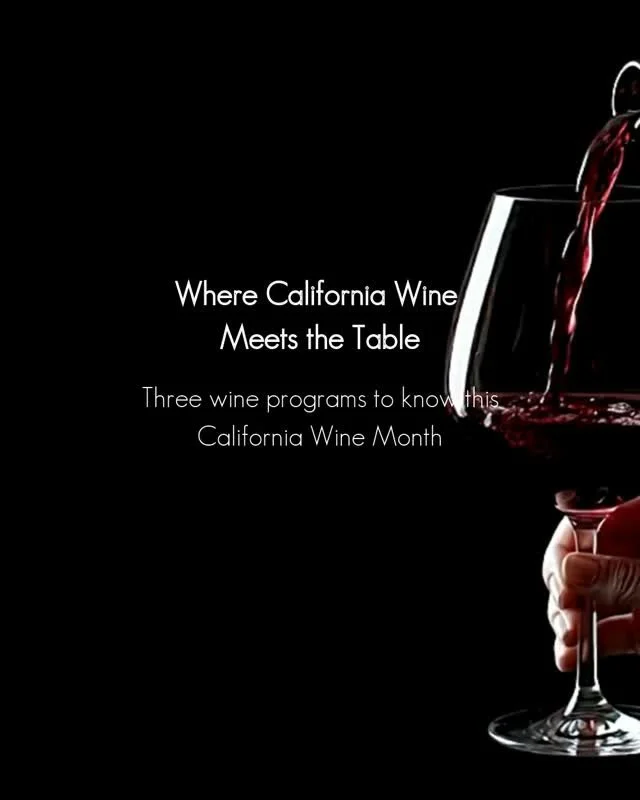 As California Wine Month comes to a close, we&rsquo;re raising a glass to three places where California wine meets the table.⁠
⁠
From the deep cellar @SelanneSteak to thoughtful pairings at @VIIIbySelanne to Mar&rsquo;sel @TerraneaResort where an ext