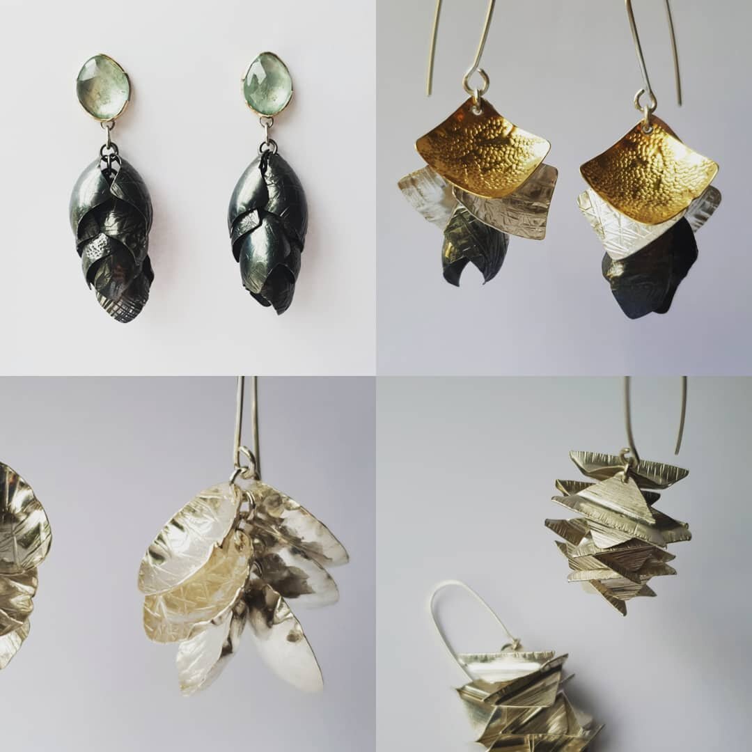 Loads of jingly-jangly dingly-dangly earrings for sale on my brand new website shop which is being launched just in time for this years #goldsmithsfaironline 

I am super excited to bring the new website and branding to you soon. Watch this space. Bi