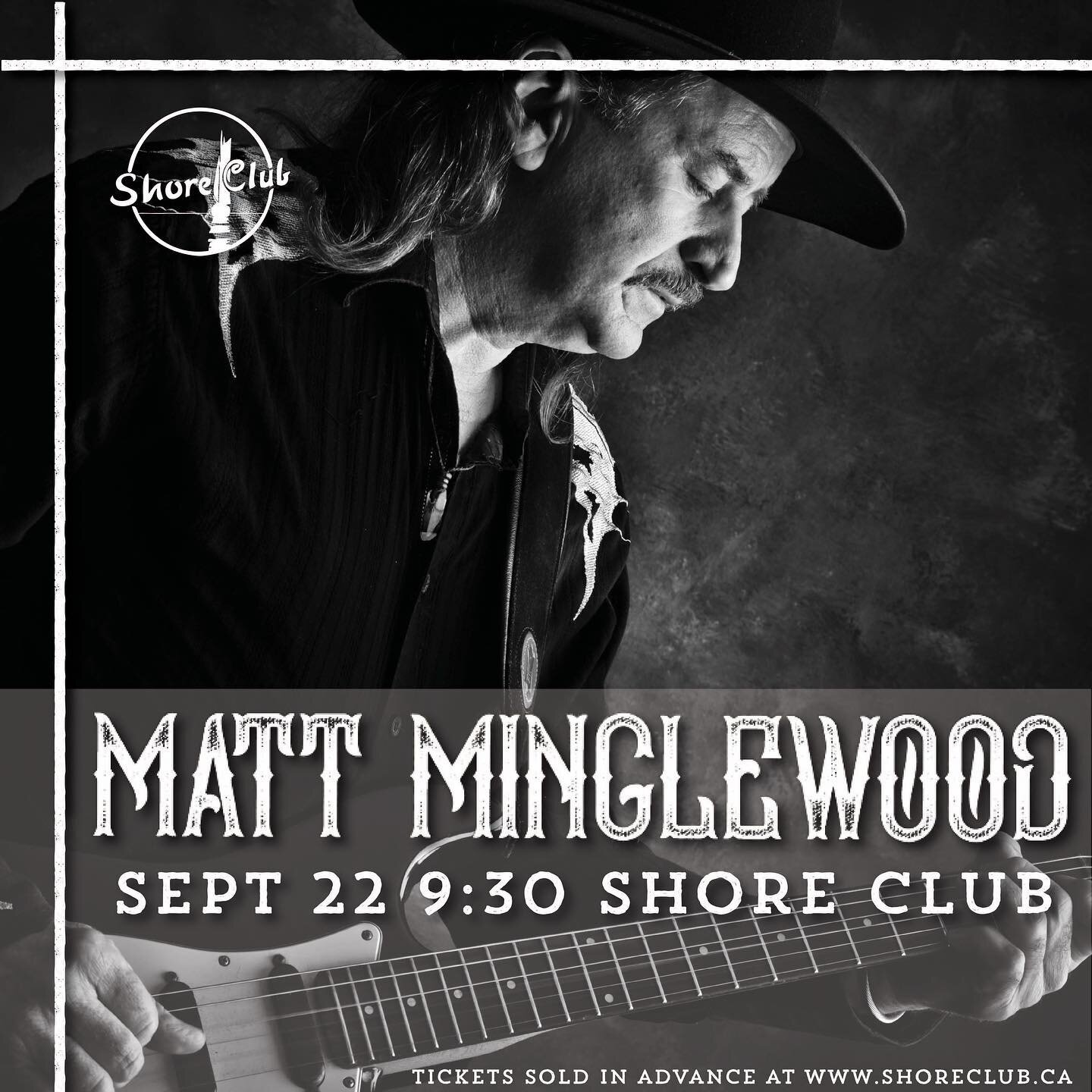 Get ready to mingle, the King of Raunch and Roll is back in his 7TH! Decade of playing the Shore Club stage! Experience Matt Minglewood Band at the Shore Club. It is a Must!
🎫on sale Friday May 5 at 12pm (noon) at www.shore club.ca
.
.
.
#mattmingle