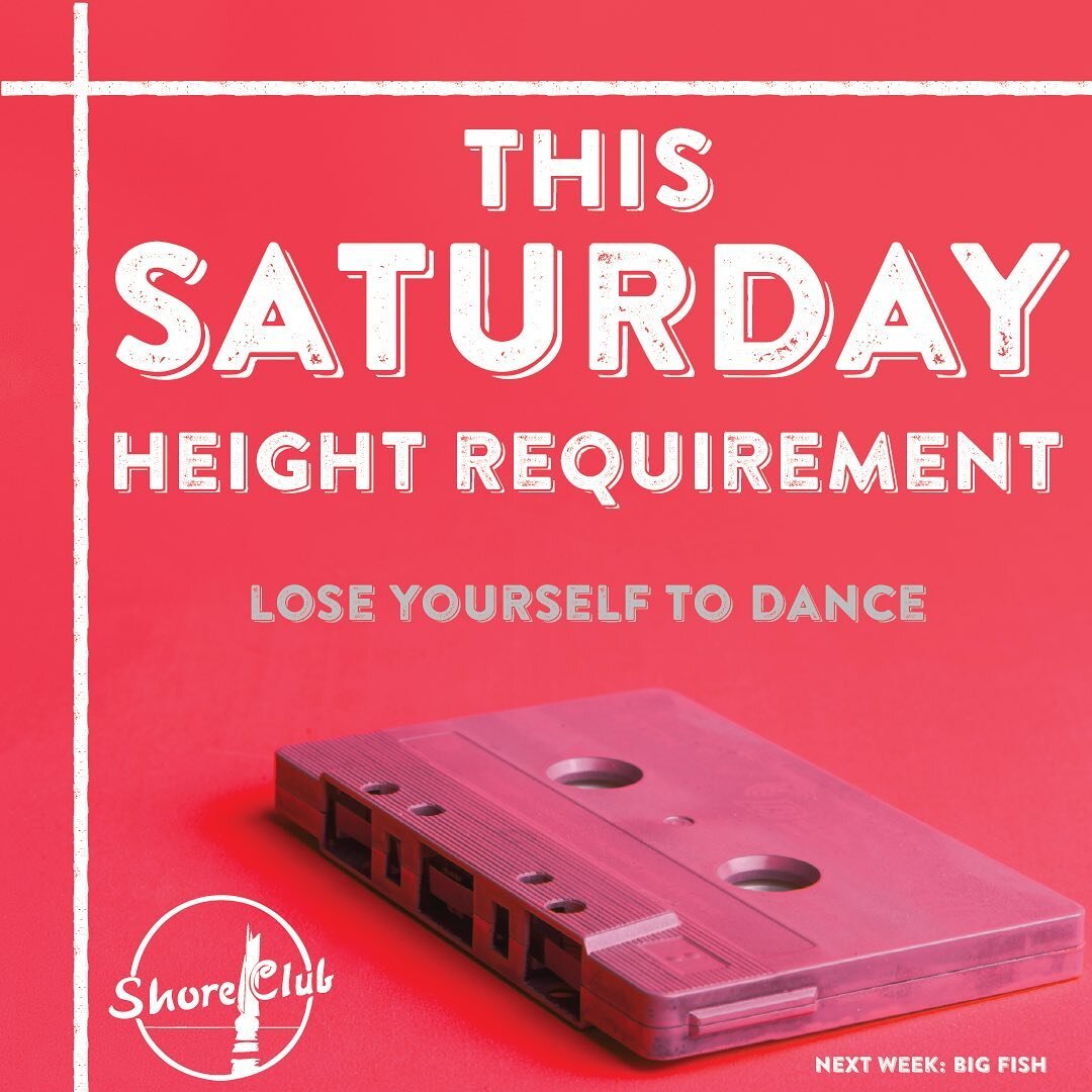 Here comes May long weekend! And Height Requirement is making their Shore Club debut Saturday May 20 at 9:30. 19+. Tickets at the door or with your lobster supper. 
If you like 80s and a good time come on out!
.
@nsjeffdouglas @heightrequirement 
#sh