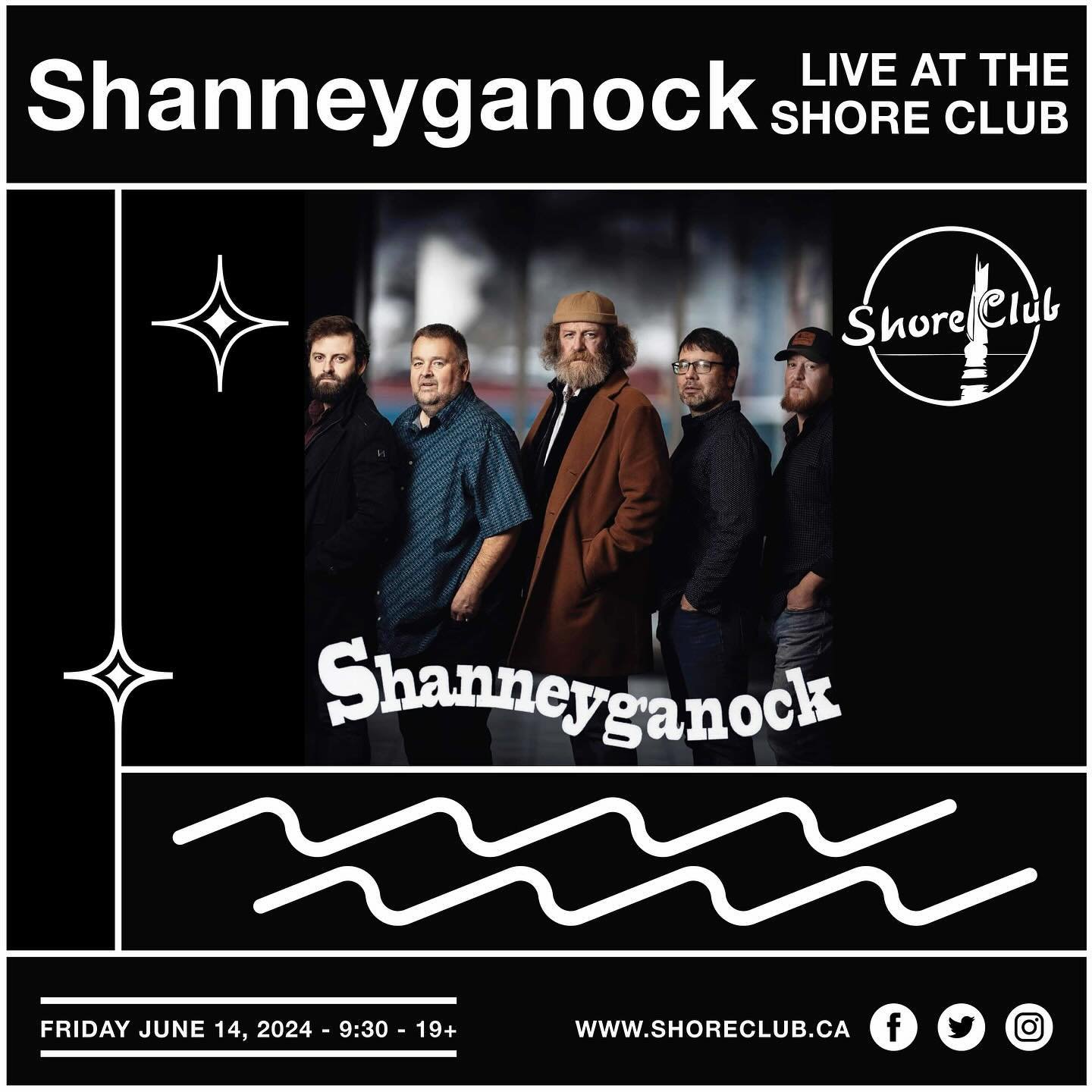 Buds tell your b&rsquo;ys! Shanneyganock is back to knock your socks off! We have moved them to June to (hopefully) avoid another hurricane! 
Catch the Newfoundland legends live on stage Friday June 14, 9:30, 19+
.
Tickets on sale April 12 at 10am At