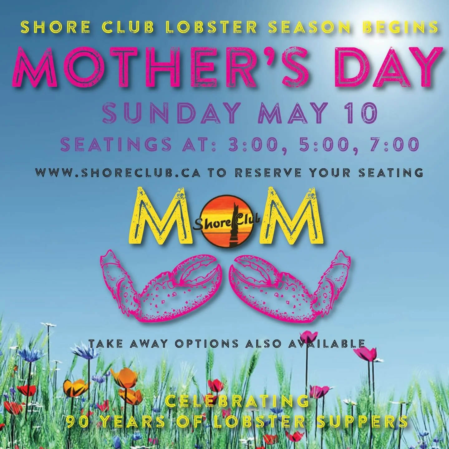 Family run for four generations we proudly open our doors for the start of our 90th lobster supper season on May 10, 2026. 
.
The lobster suppers predate the Shore Club by ten years. They were held in Hubbards Beach from 1936-1946 until the Shore Clu