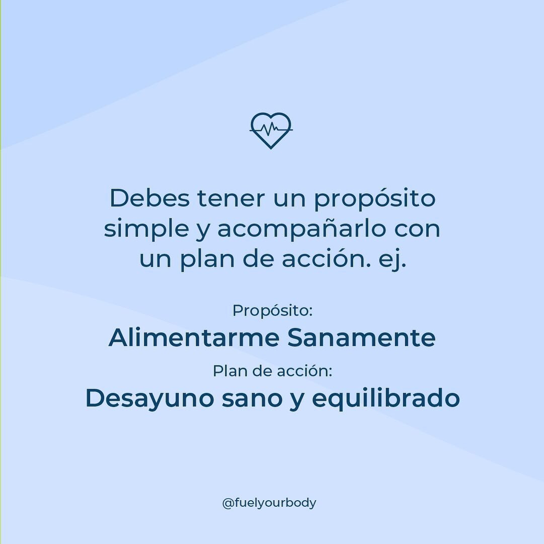 &iquest;C&oacute;mo va tu prop&oacute;sito? 

Sabes que solamente un 10% de las personas logra mantener y cumplir sus prop&oacute;sitos de a&ntilde;o nuevo. 
La clave para lograrlo es tener un prop&oacute;sito claro y simple, pero lo m&aacute;s impor