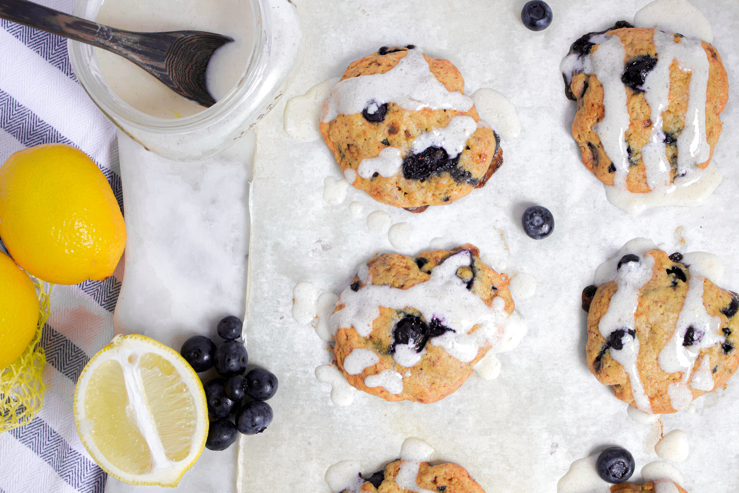 Blueberry Lemon Muffin Tops