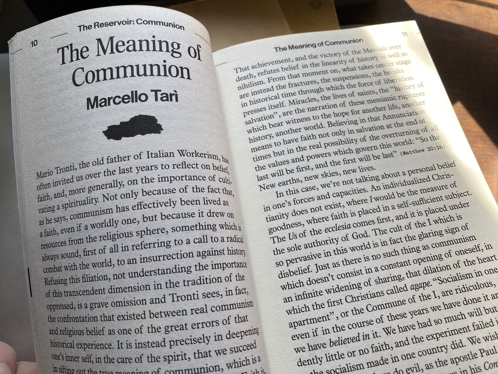 The Meaning of Communion by Marcello Tari