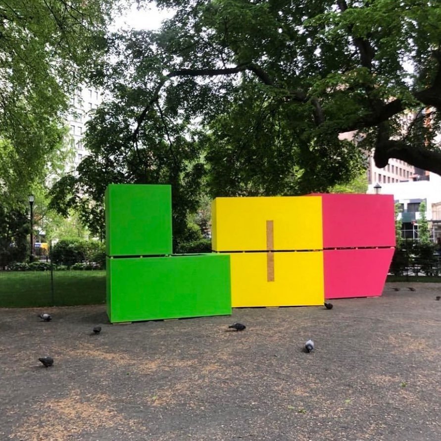 Pasha Radetzki&rsquo;s &ldquo;Lov-e=LOV&rdquo; sculpture opens in Union Square today. 3-6 pm. Performance at 5:00 if no strong rains.

@ra_detzki @nyfacurrent @lmcc_nyc 

#publicsculpture #installationart #unionsquare #pasharadetzki