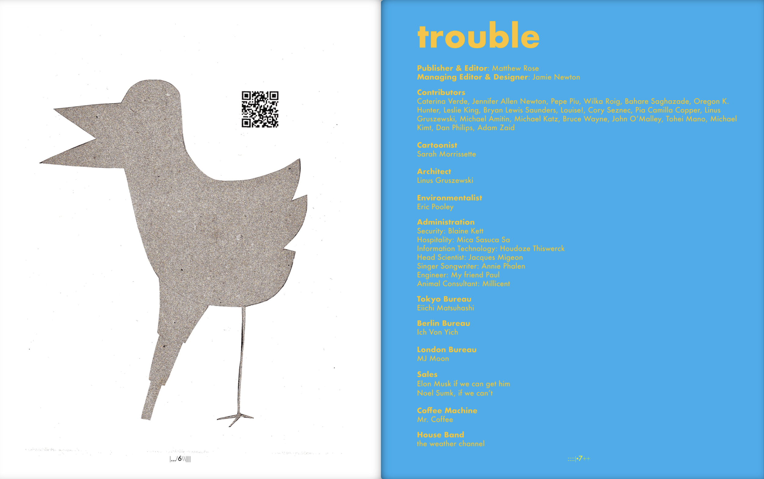 Trouble - credits and contributors