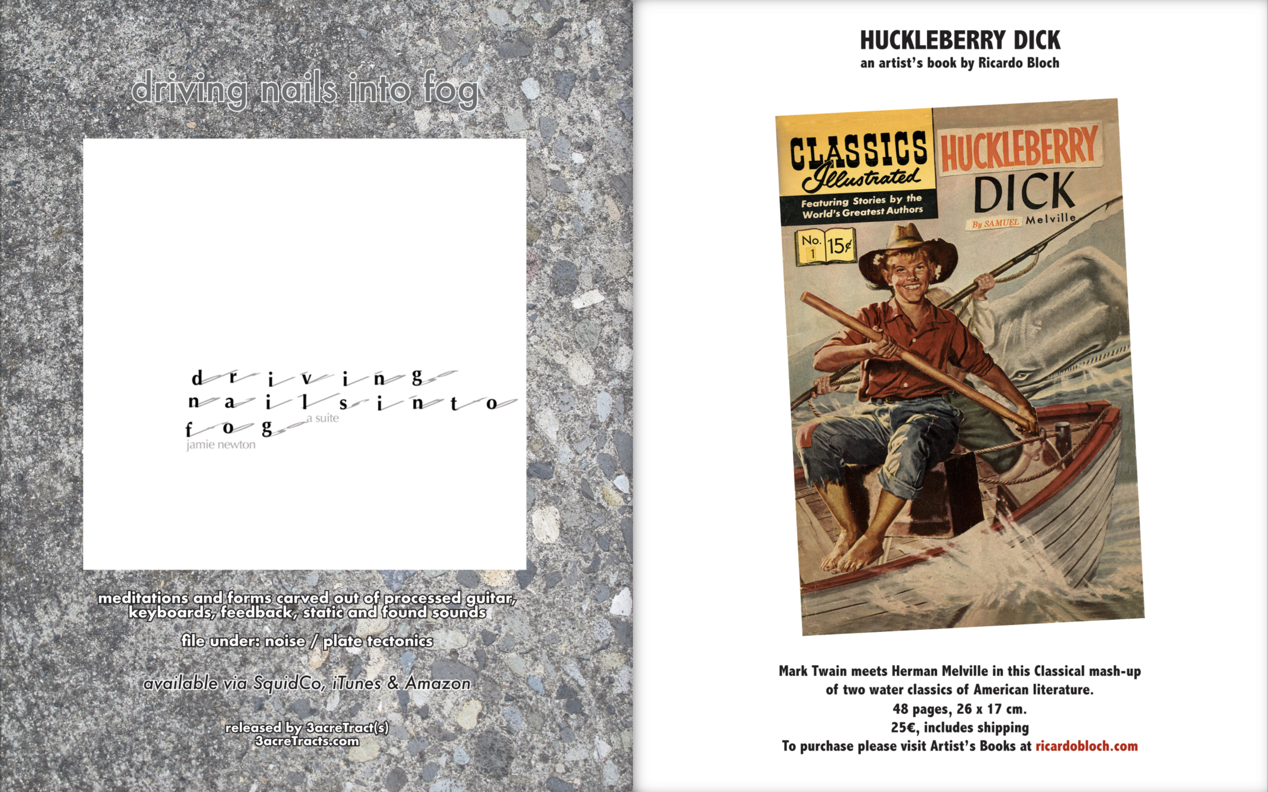 Music CD by Huckleberry Dick by Ricardo Block