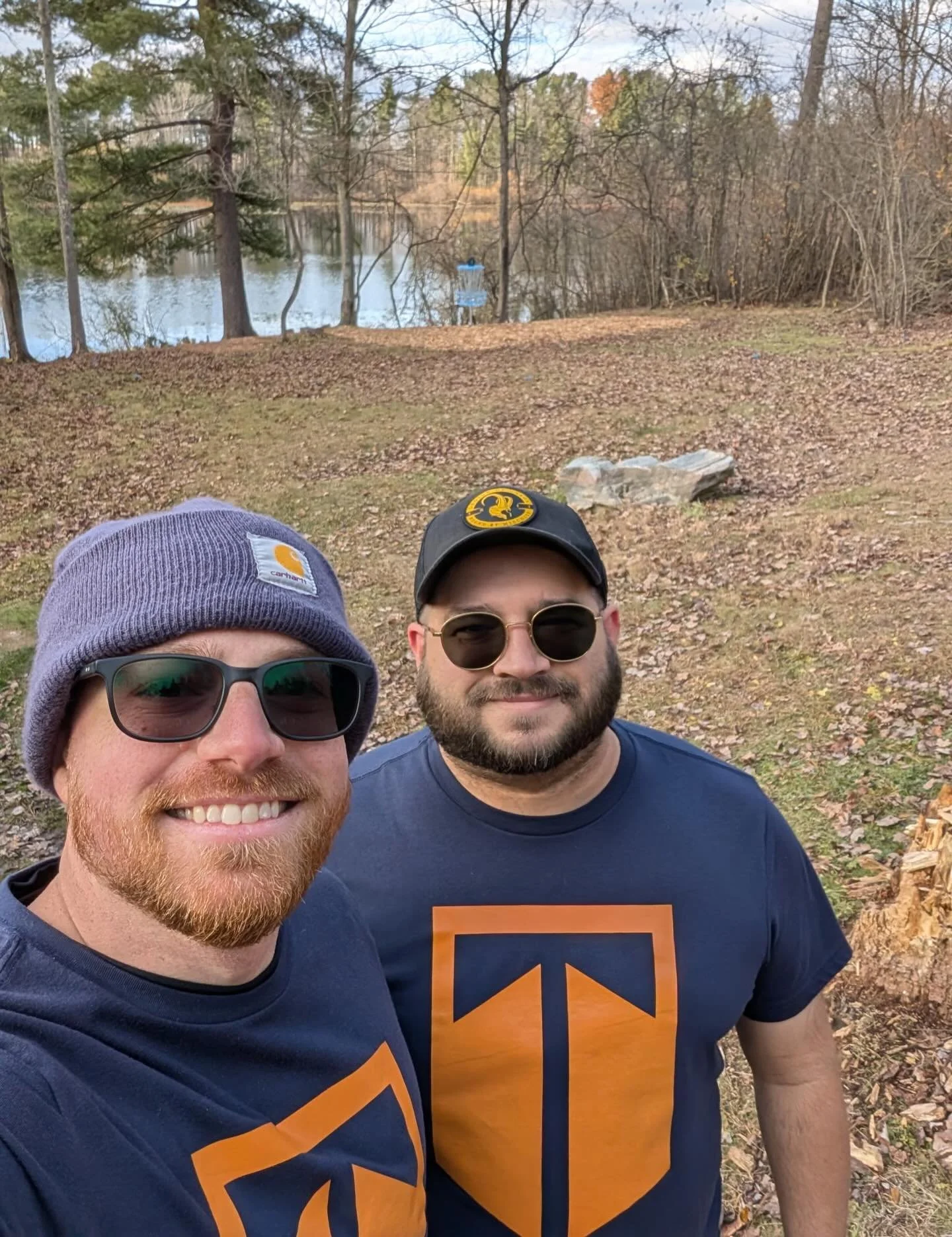 @pundersondiscgolf 
Doubles Tournament
Heard it was a bit chilly, but they both had the best game of their lives. 😆🥶