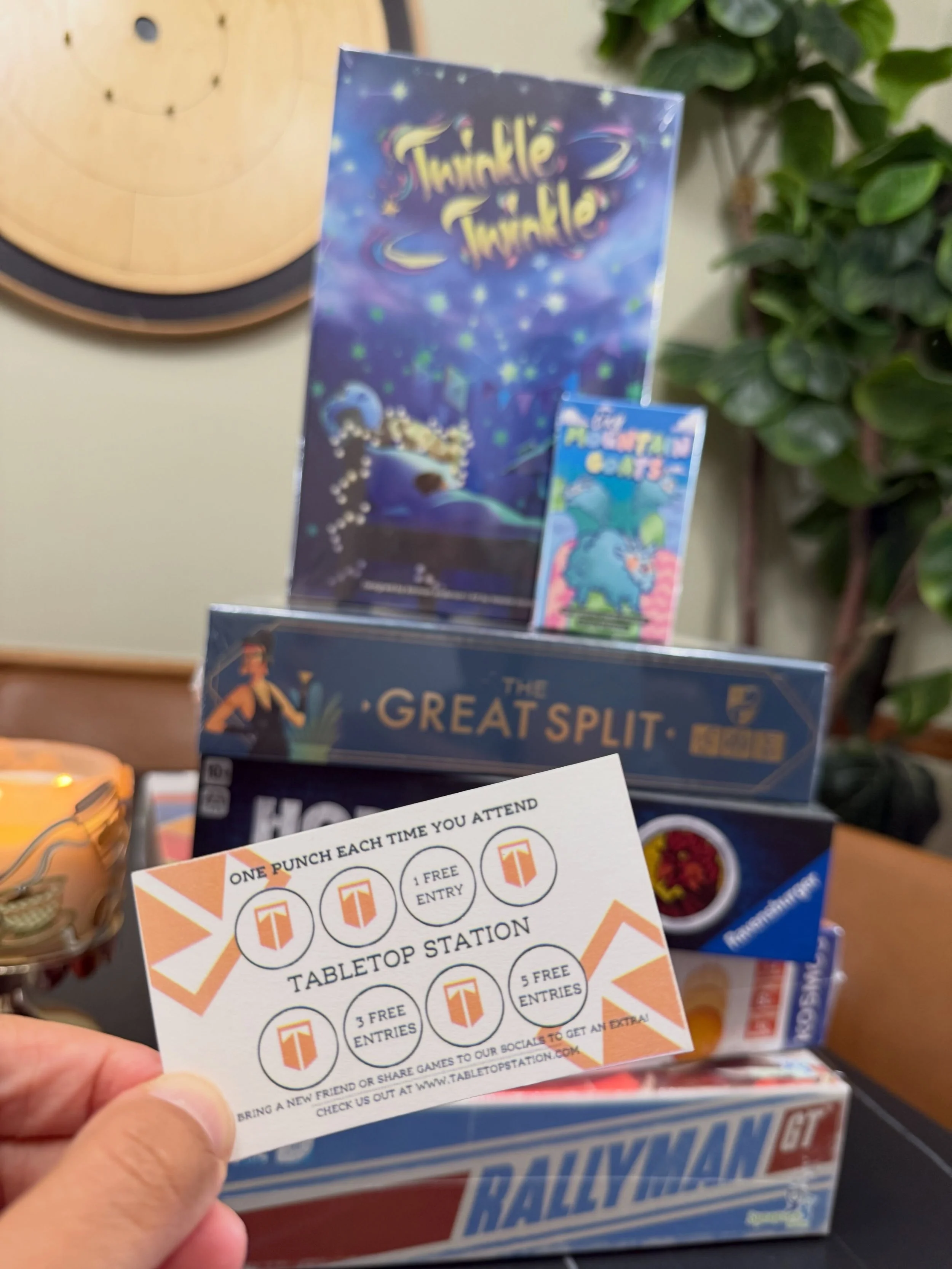 Do you have your FREE Tabletop Station Punch Card?

Just show up, play, and start earning rewards! 

🎟️ $5 raffle at every event
More punches = more chances to win!

Grab your card at the next event and start collecting those punches.

#mahoningvall