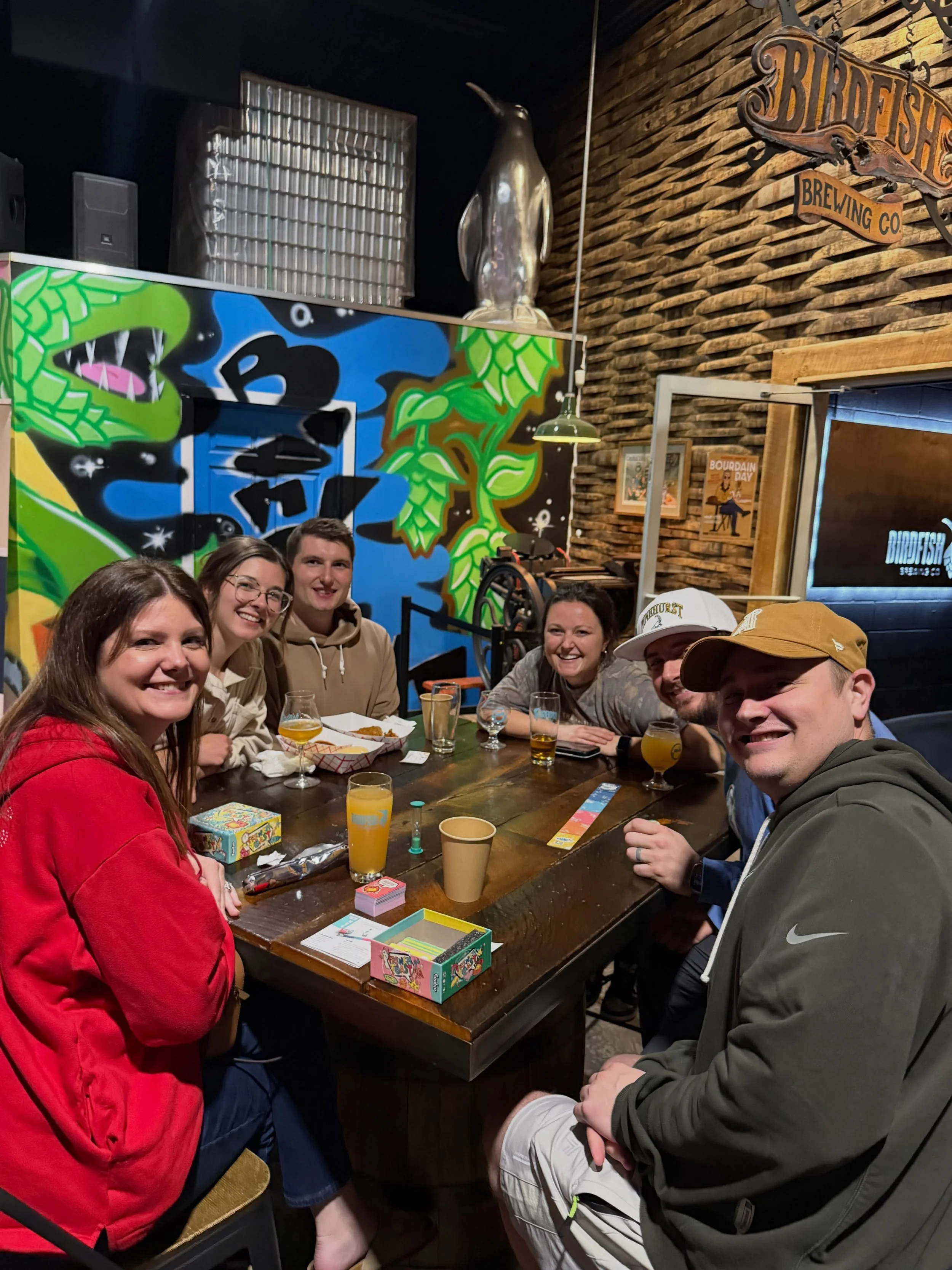We&rsquo;re back at @birdfishbrew this Friday! 🍻

FRIDAY &bull; 8/28/26 &bull; 6-10pm

Join Nick &amp; I for a fun evening of games with friends.
No experience required, just show up and we&rsquo;ll teach you how to play!

Food Trucks:
@masalagrill_