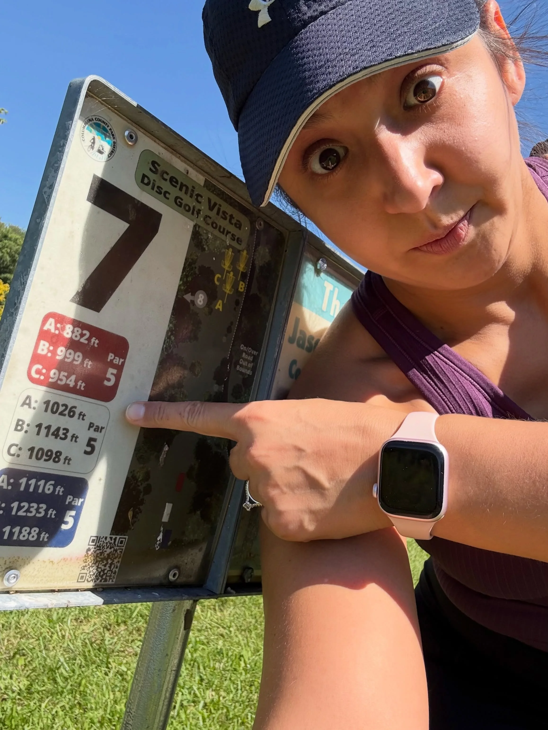 7000 steps at another beautiful park! 🌿Challenging course but I was vibin&rsquo; like normal. 🤍🥏
#lisbonohio