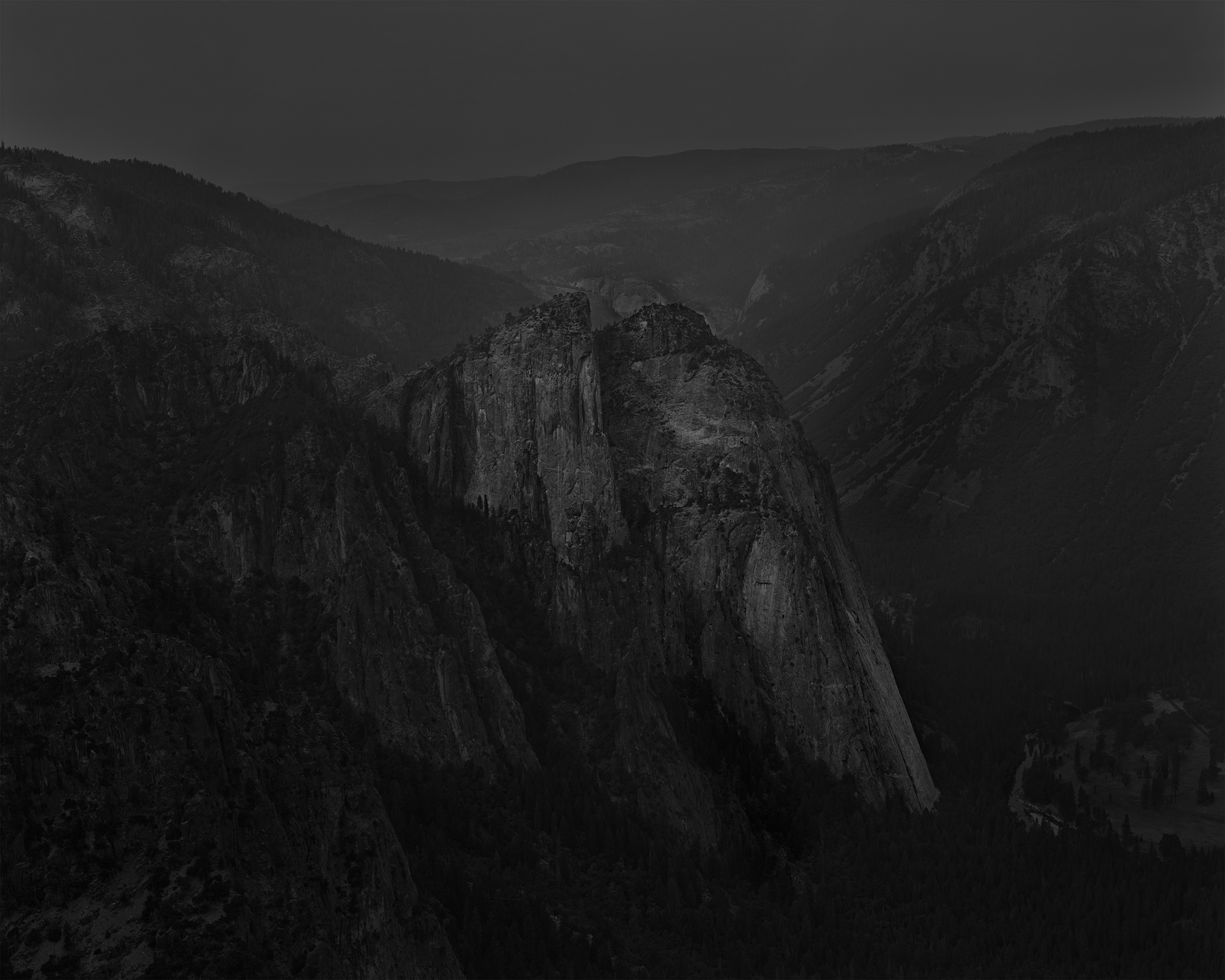 Cathedral Rock, from Taft Point, Yosemite, 2012_Web.png