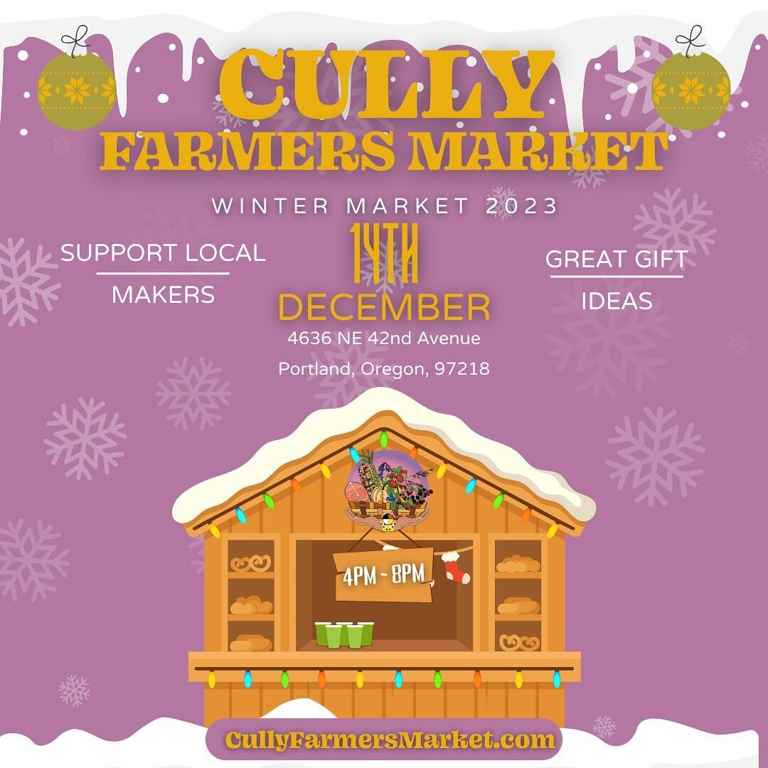 Next market days to grab some gifts for your special people and support Native businesses are:

Thursday 12.4 4-8pm
w/Cully Farmers Market
@cullyfarmersmarket 

Saturday 12.16 
PNW Creative Natives 
Holiday Market from 11am-5pm