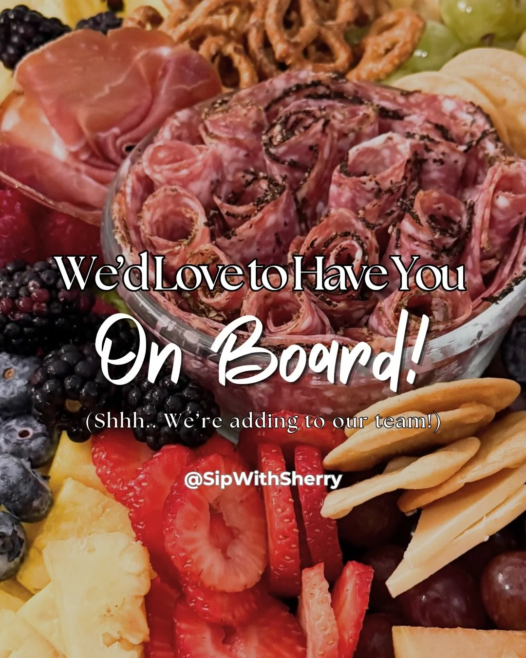 We&rsquo;re growing the Sip With Sherry team! 🥂✨

We&rsquo;re excited to welcome new energy, creativity, and passion into our brand as we expand our team!

Review the post for details and role information.

For questions or inquiries, email us at: S