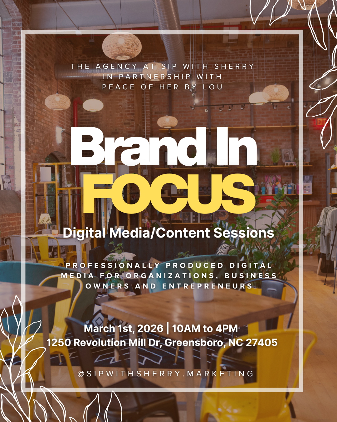 Brand In FOCUS: Digital Media Mini Sessions