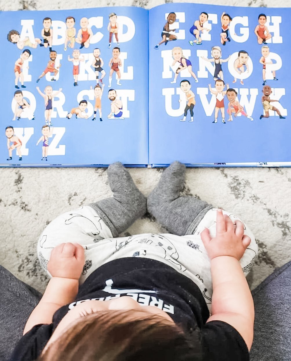 If A is for Apple, then B is for Boring! What better way to have your little ones learn their ABCs than with Askren, Brands, Cael and many more of their (and your 😉) wrestling heroes!