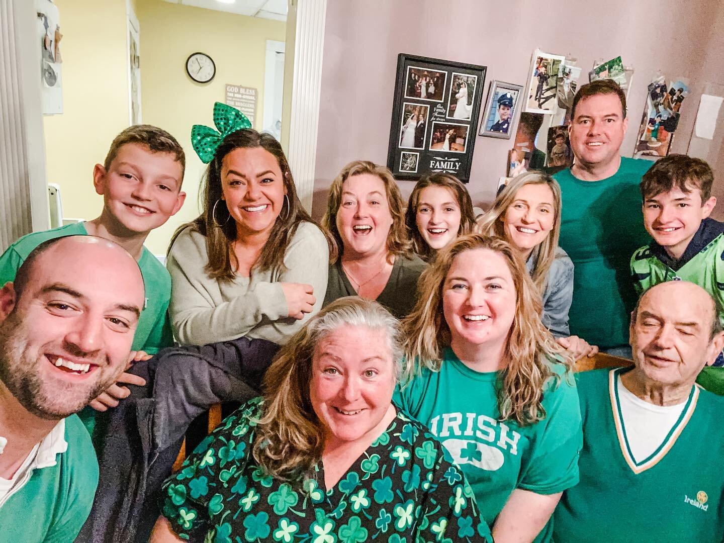 Happy St. Patrick&rsquo;s Day from the Hogans and Byrnes! 🍀💚