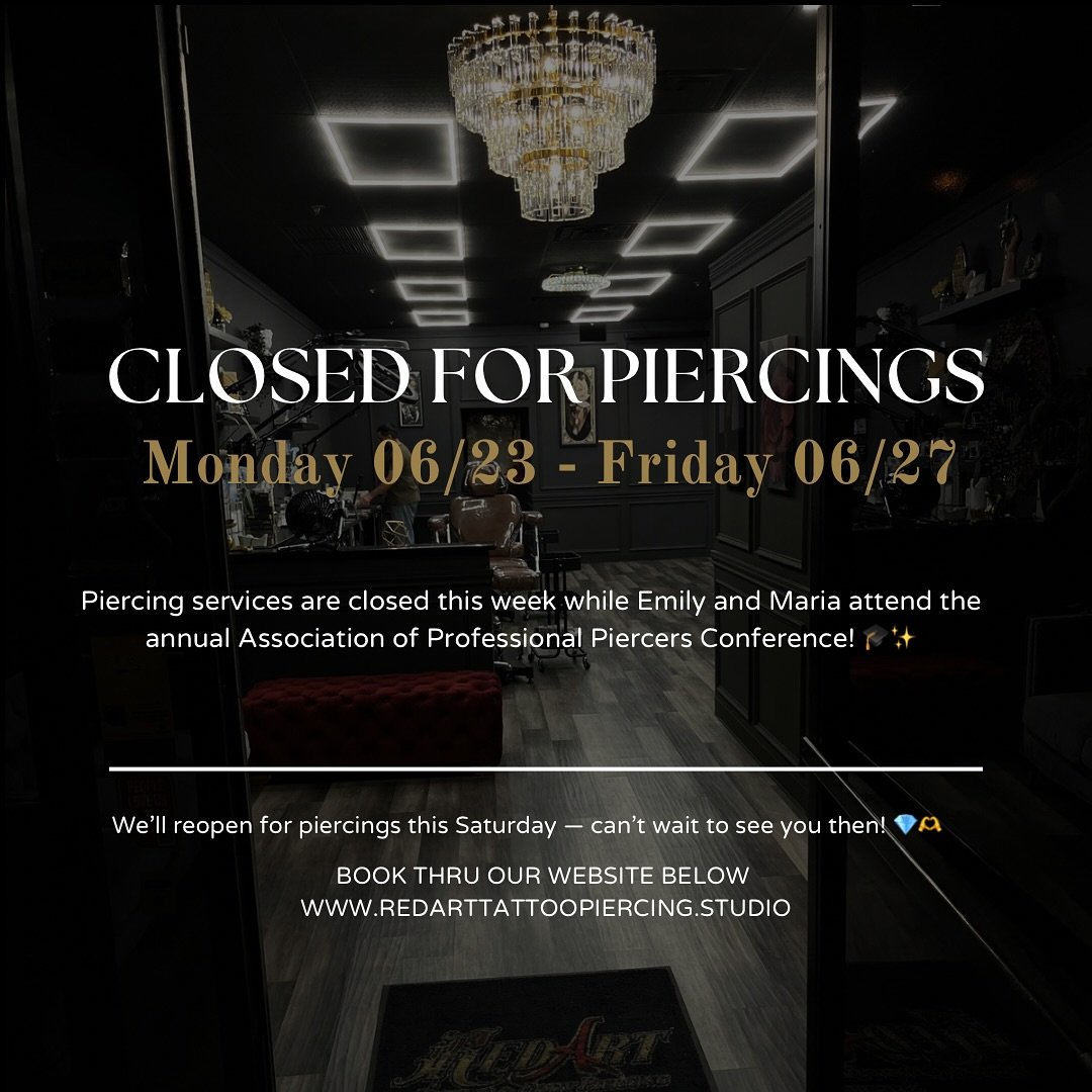 This incredible event @safepiercing is packed with hands-on seminars designed to grow our skills and knowledge so we can continue offering you the safest, highest-quality piercings possible. We&rsquo;re diving deep into topics like advanced piercing 