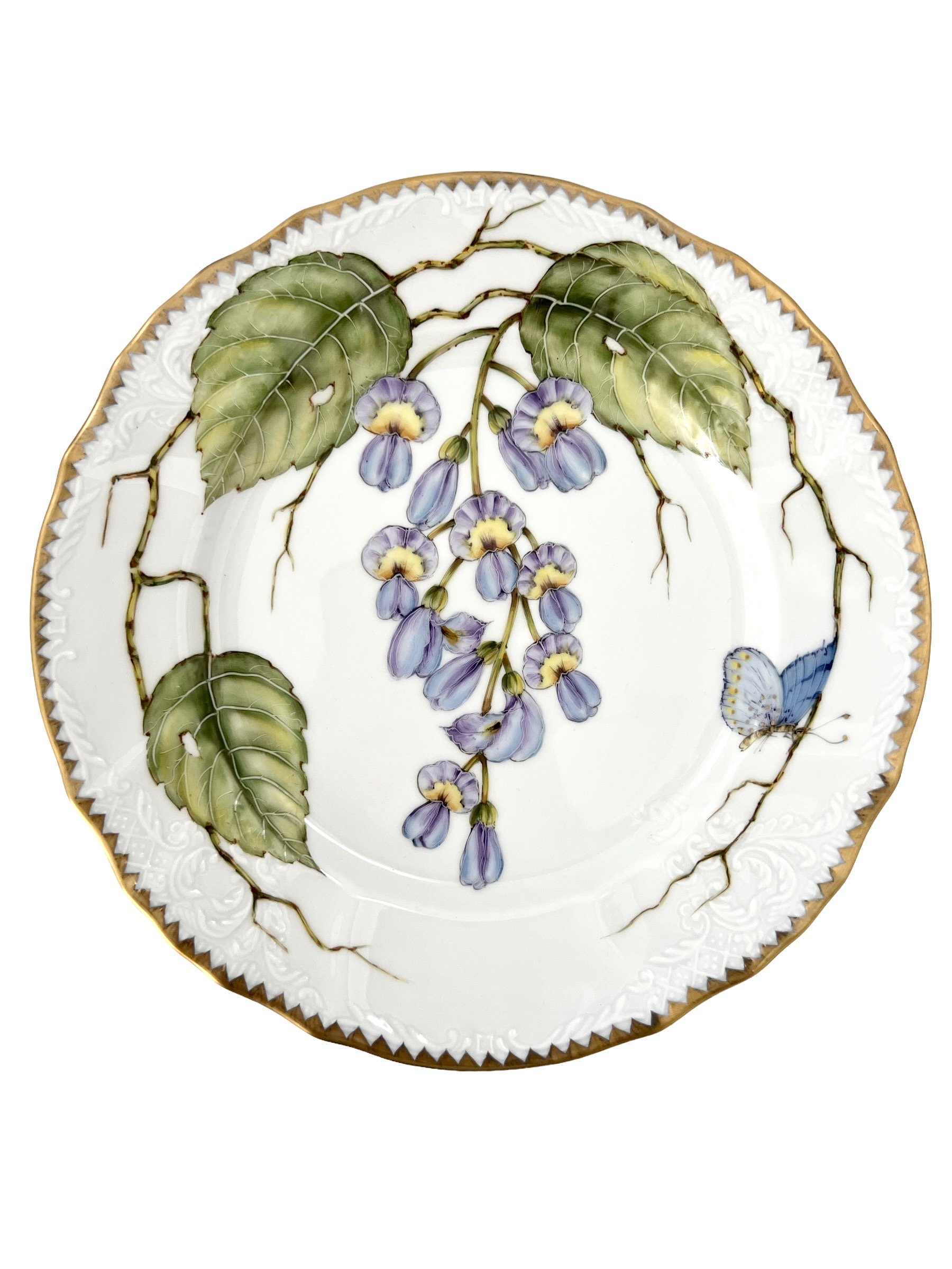 WS55 - Wisteria Design Soup/Pasta Bowl