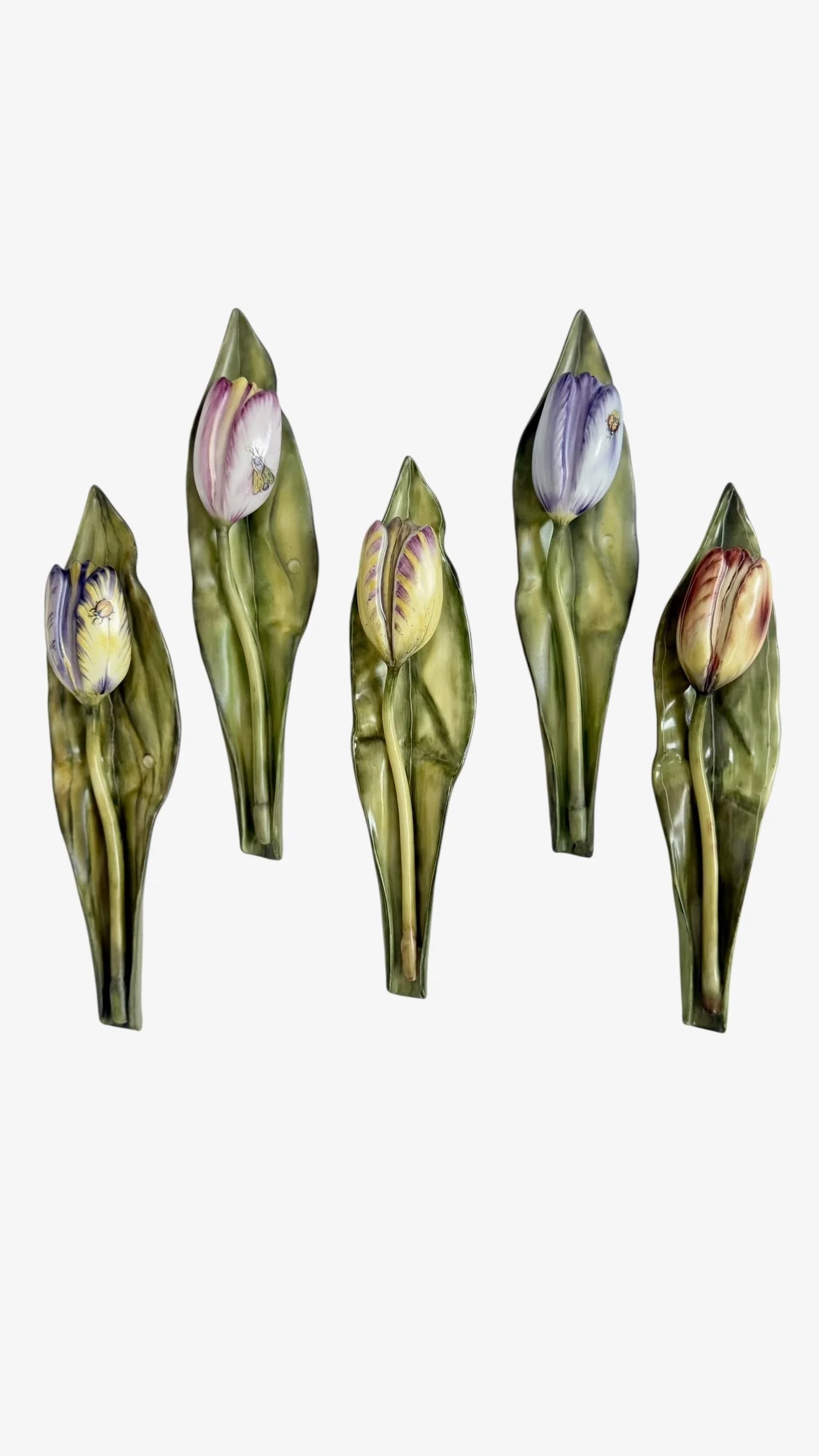 Assorted - Handmade & Hand Painted Porcelain Tulips