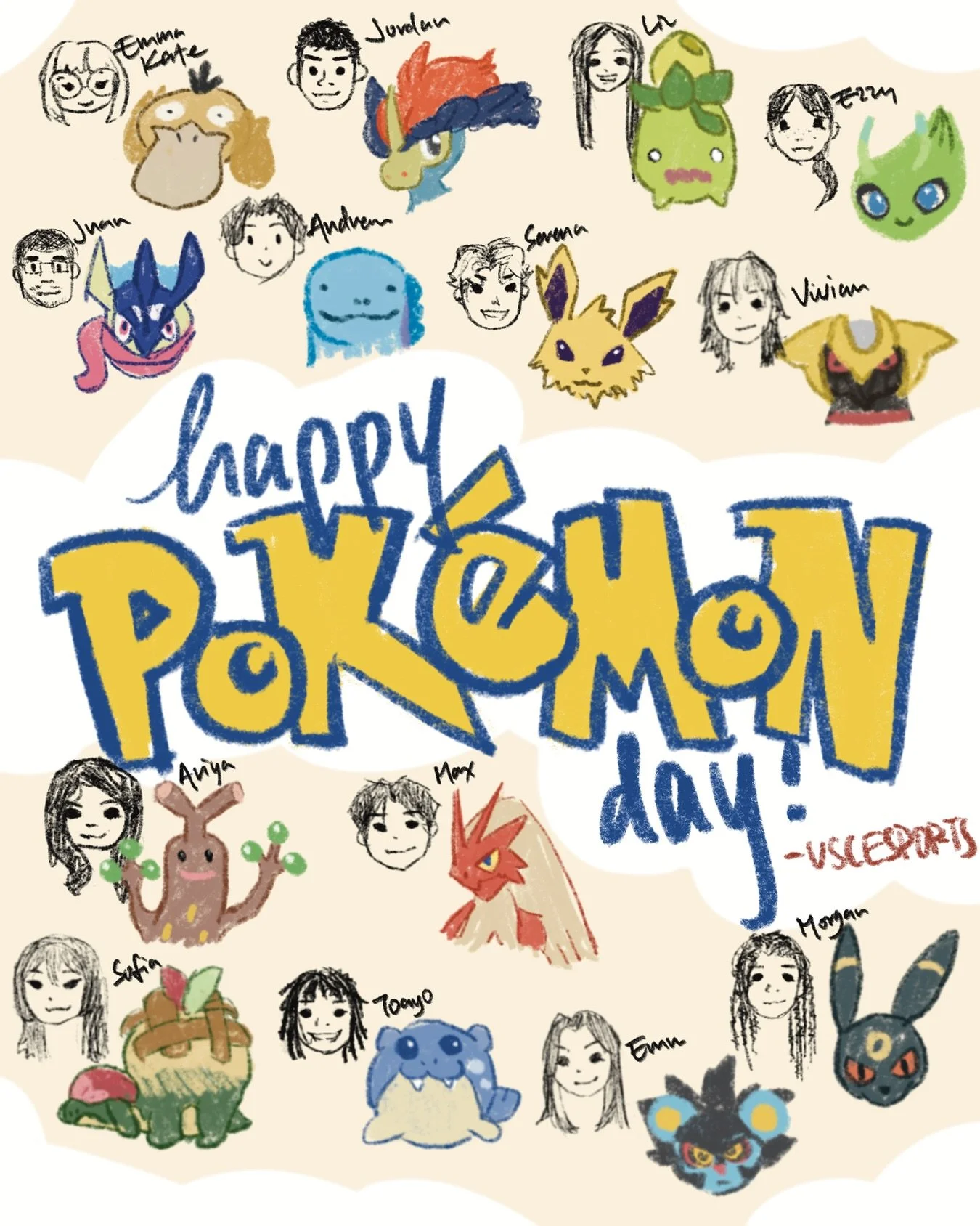 Happy Pokemon Day from USC Esports! ft. some of our favorites :) 

credits to viv for our lovely doodle!

#uscesports #collegiateesports #pokemon #pokemon30 #pokemonday