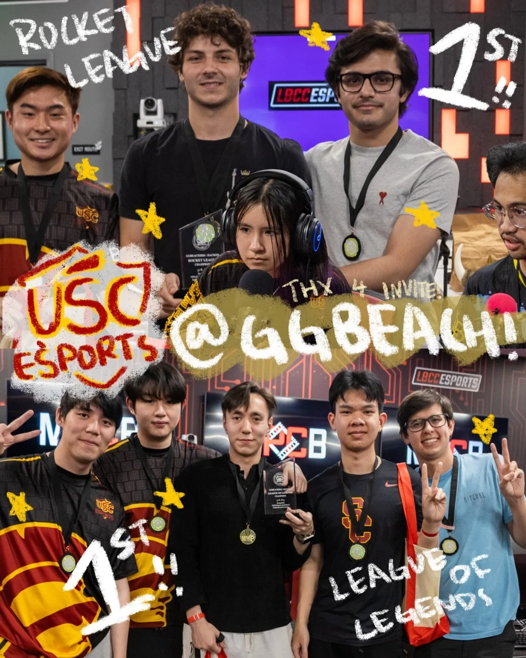 ☀️🏖️ GGBeach &lsquo;26 Recap!!

A few weeks ago, our LoL and Rocket League teams headed down to Long Beach to play in CSULB&rsquo;s LAN, and in trojan fashion, won first for both 👊❤️🥇

Shoutout to our players, Liv who went to cast, and @csulbespor