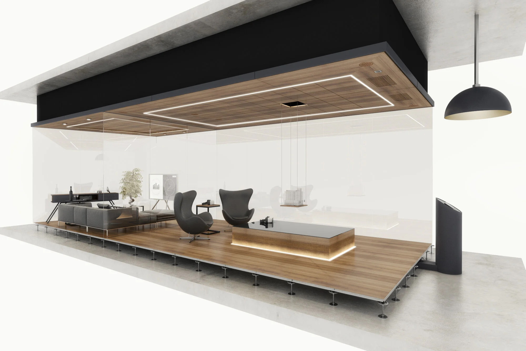 Ideal Interactive Gallery - Linear configuration