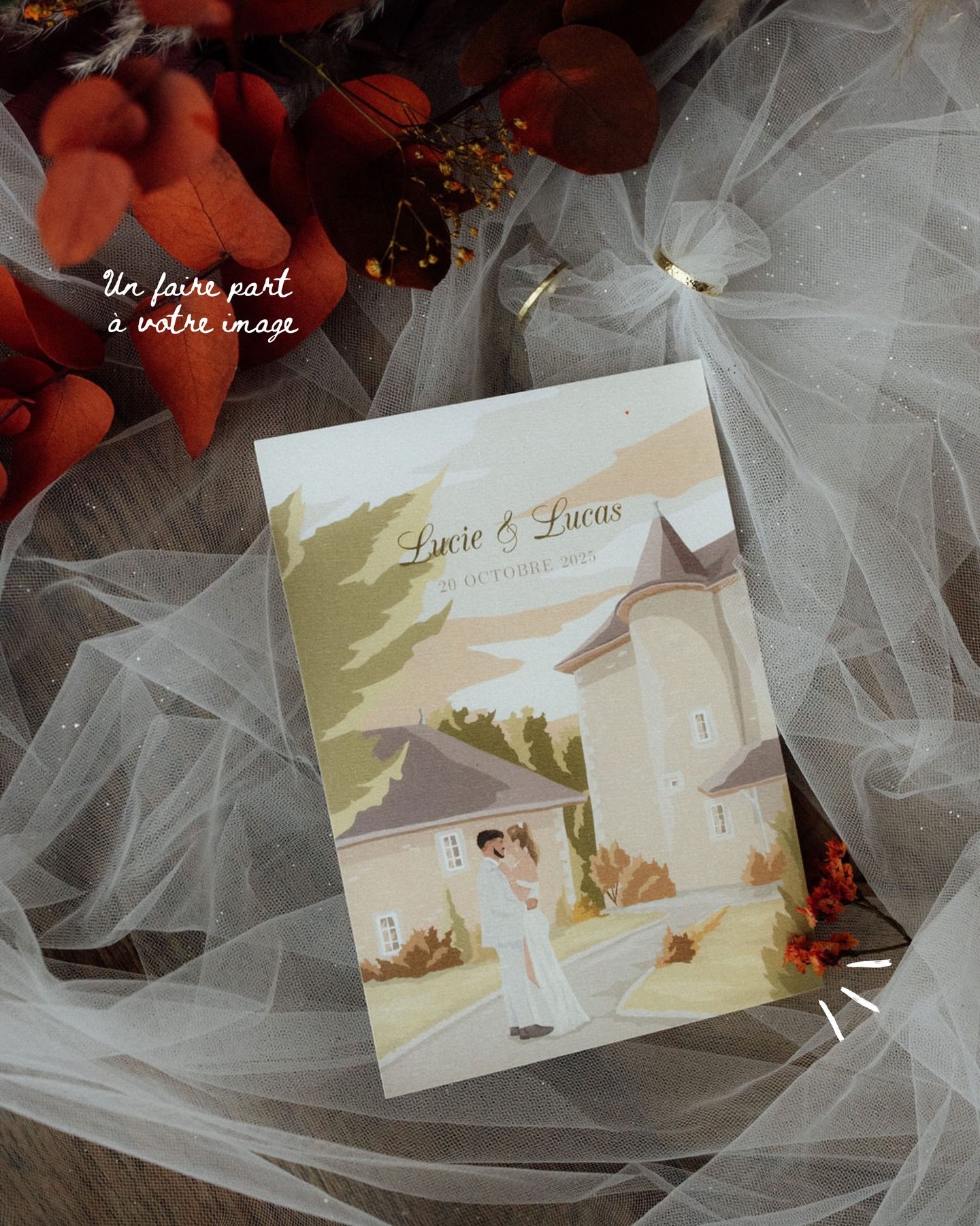 Une papeterie qui surprendra vos invit&eacute;s 🥰

Photo : @france_jolivet_photographie 

#mariage2026 #fairepart #fairepartmariage #mariageautomne #mariagechateau 

@l.hirondelle__ @le.cocon.des.mariees @stabfloral_design @esprit3pieces @alexandra.