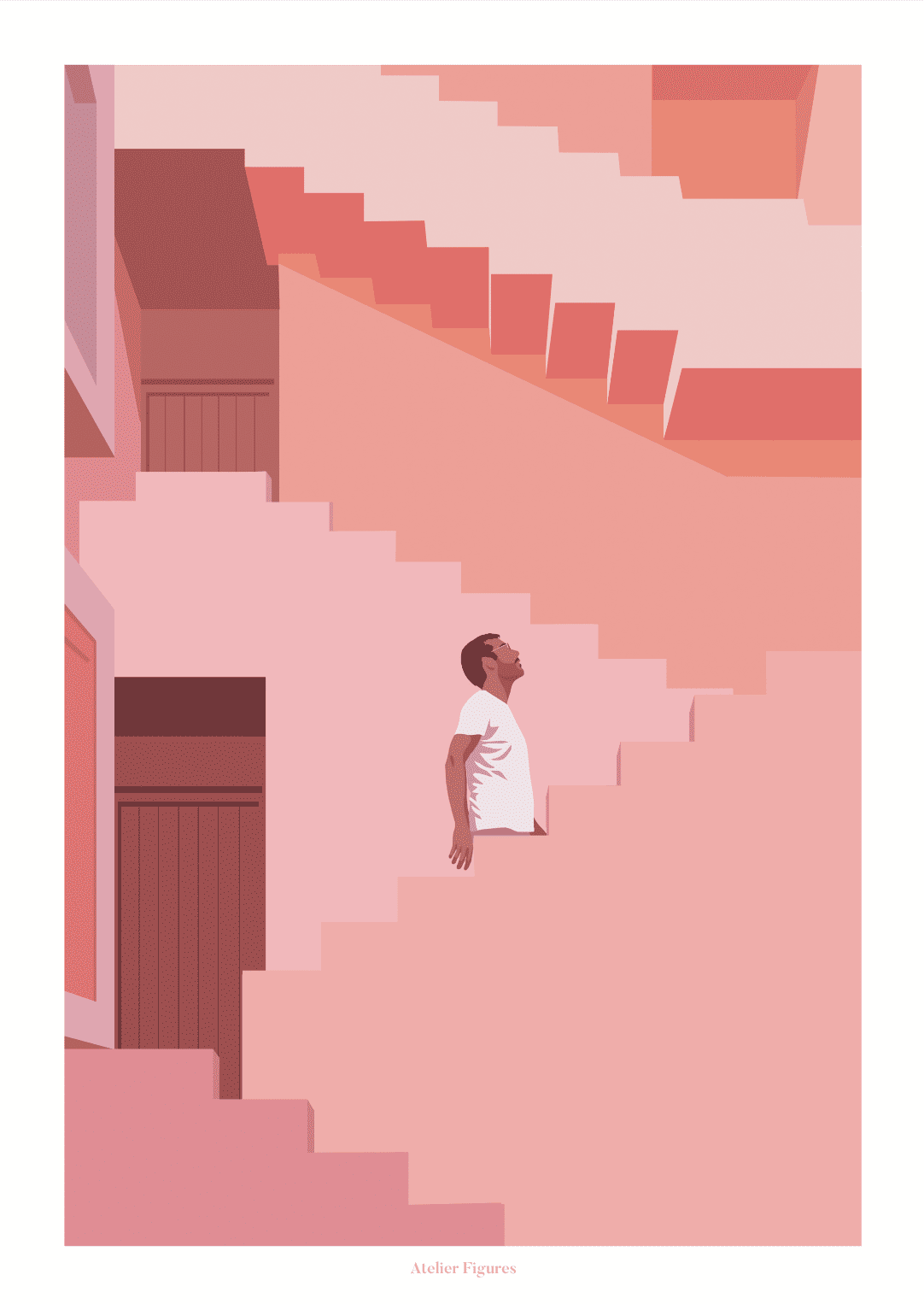 Illustration homme vacances