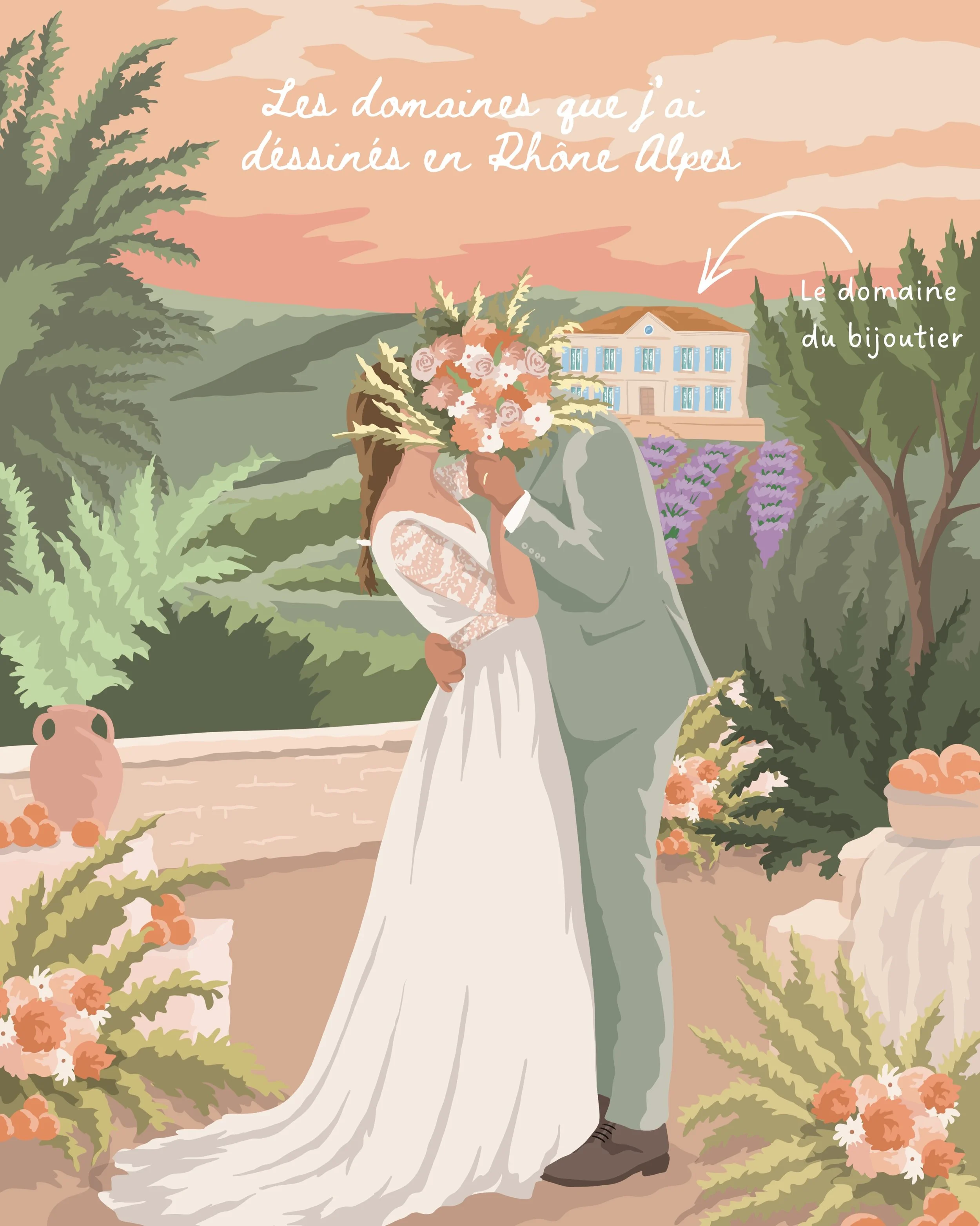 Que ce soit pour un faire-part, un panneau de bienvenue, une illustration personnalis&eacute;e ou encore un bar &agrave; portraits&hellip; les magnifiques lieux de vos mariages sont souvent &agrave; l&rsquo;honneur dans mes illustrations ✨

Comme vou