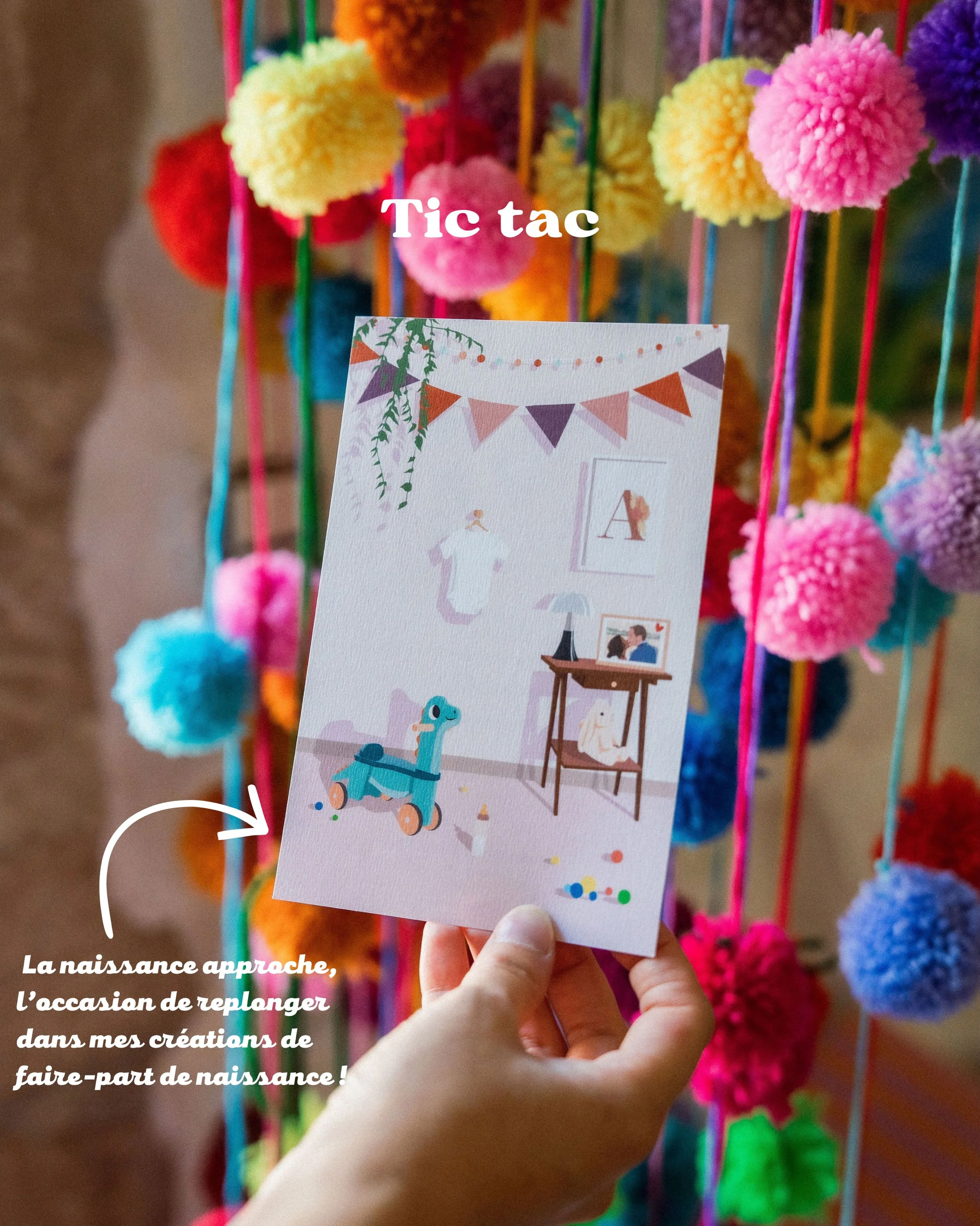 Une illustratrice en cong&eacute; mat&rsquo; ? &Ccedil;a ne veut pas dire qu&rsquo;elle arr&ecirc;te de dessiner&hellip; surtout quand il s&rsquo;agit d&rsquo;imaginer le faire-part de sa propre fille! Haha 🌸🎀

H&acirc;te de vous montrer &ccedil;a 