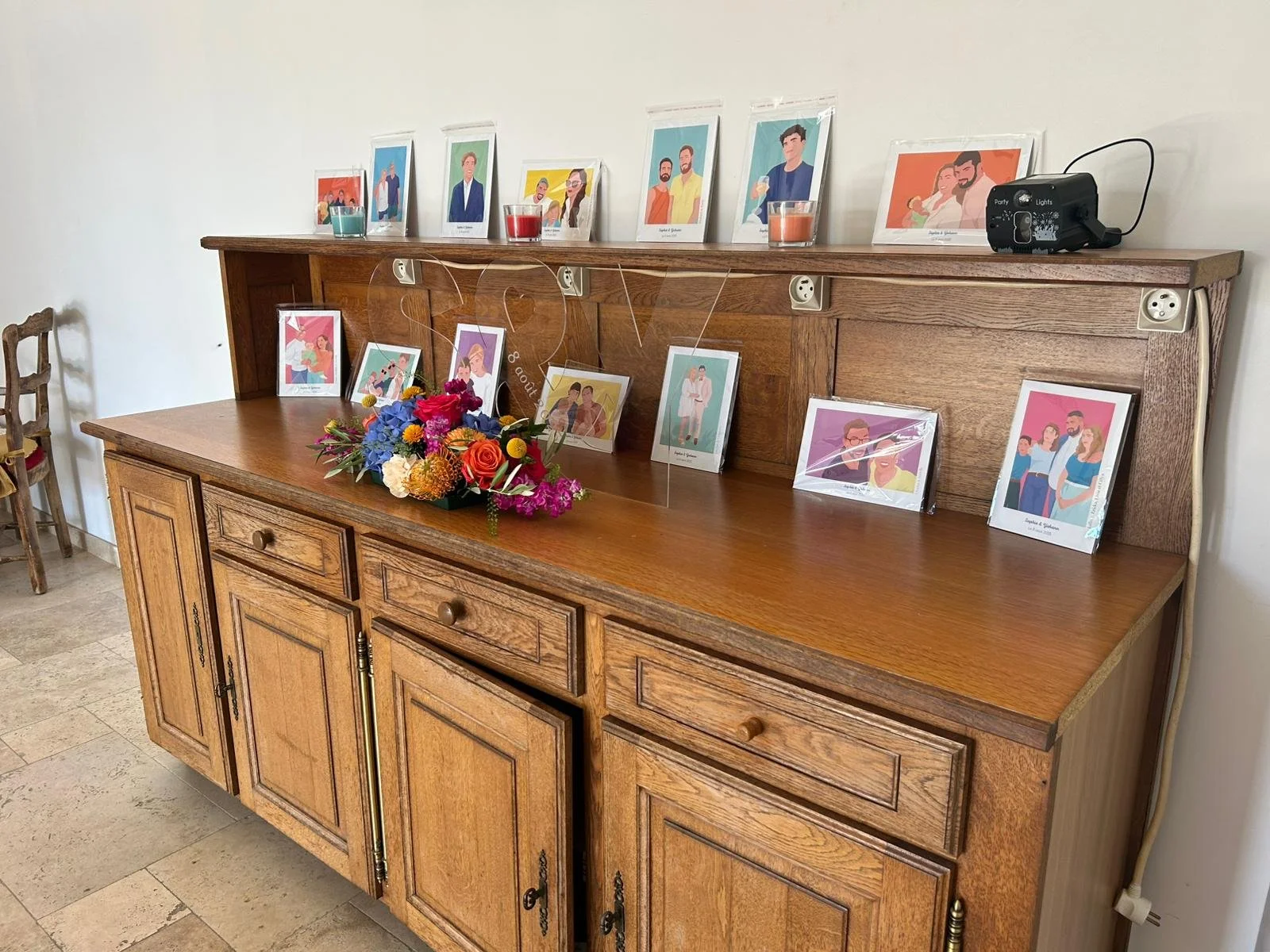 cadeau de mariage portraits des invités.jpeg