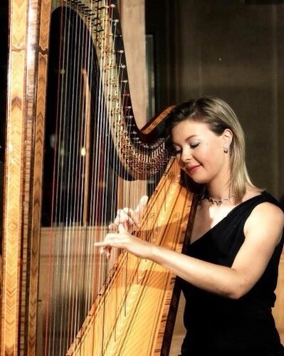 Harpist for your special event in CT or NY🎶Continuo Music #harp#theknotweddings #weddingceremony #beautifulmusic #cocktailhourmusic #harpist #weddingpros