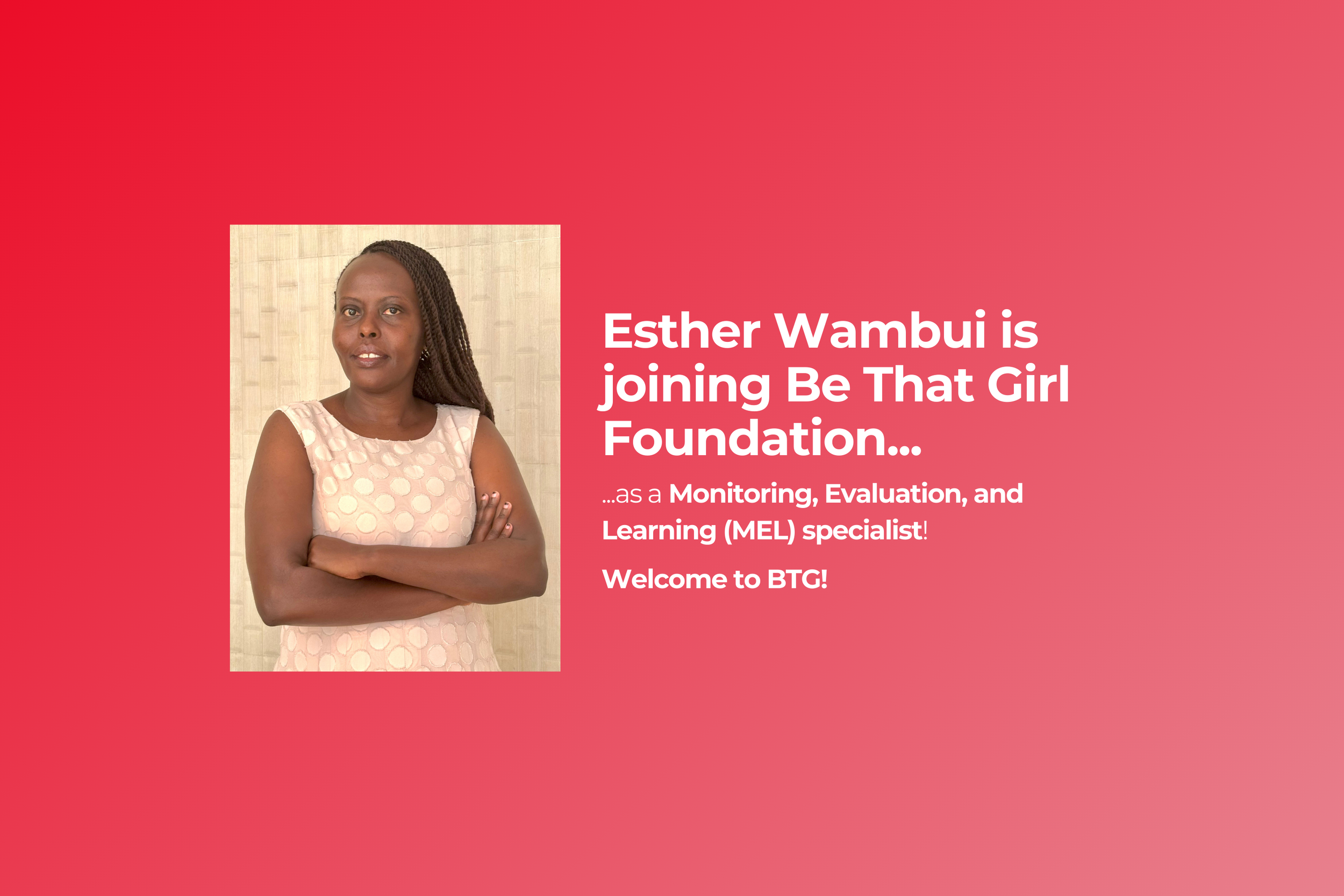 How can MEL guide philanthropy and support female self-determination - Interview with Esther Wambui