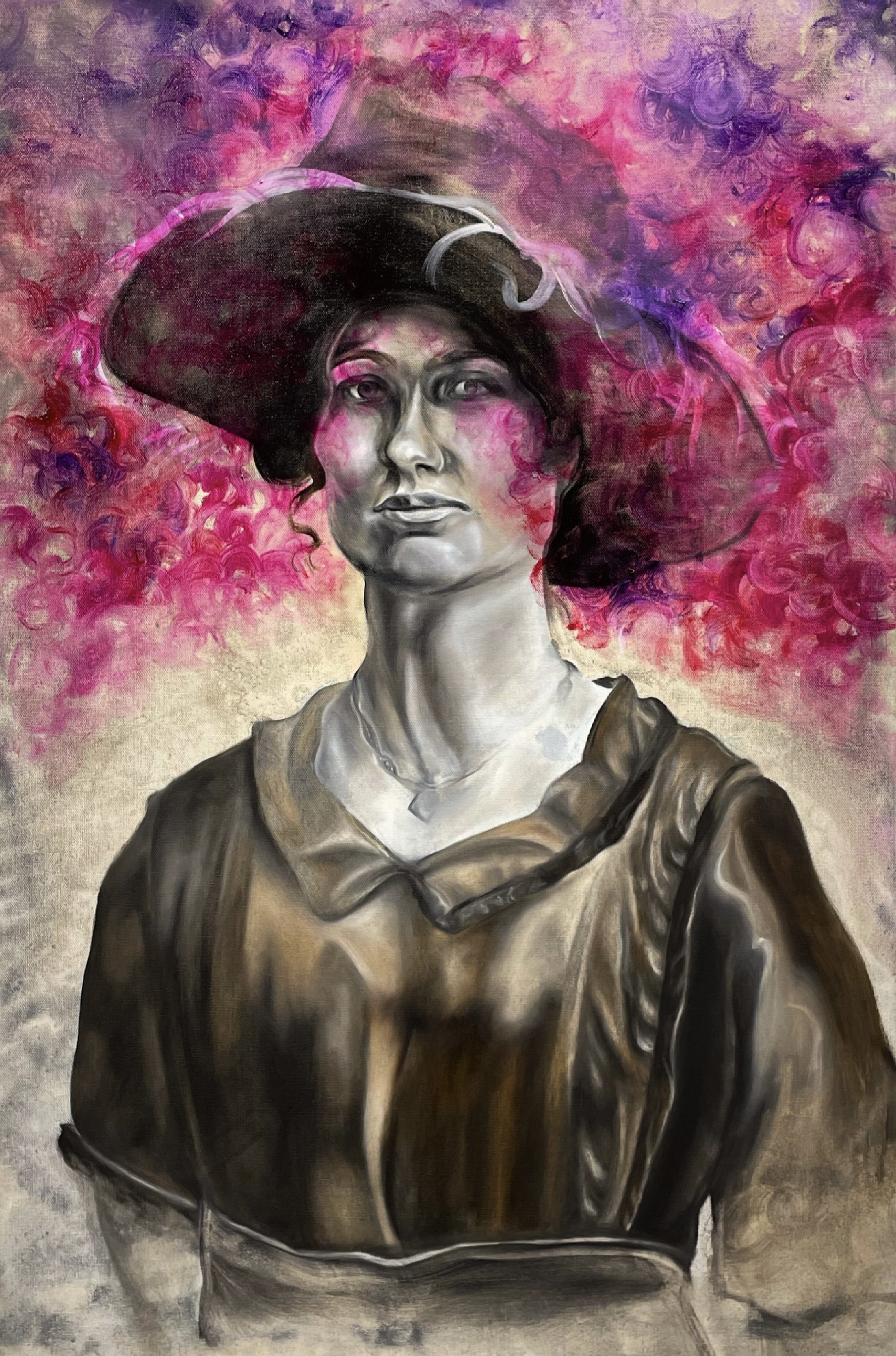 Spirit Guide (2021) - oil on canvas - 18" x 24"